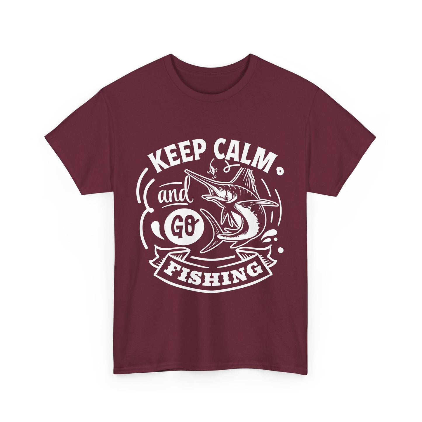 Keep Calm and Go Fishing T-Shirt for Dad