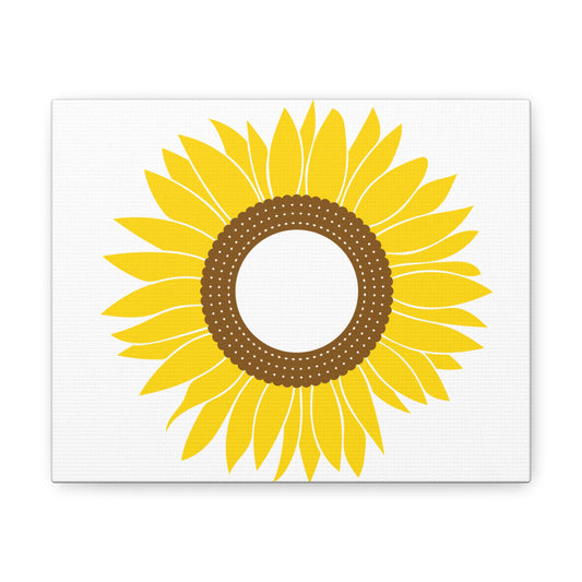 Sunflower Yellow Canvas Print