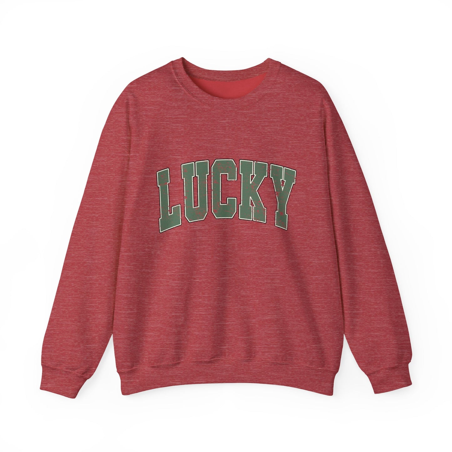 Lucky Graphic Sweatshirt — Vintage Green St. Patrick’s Day Crewneck