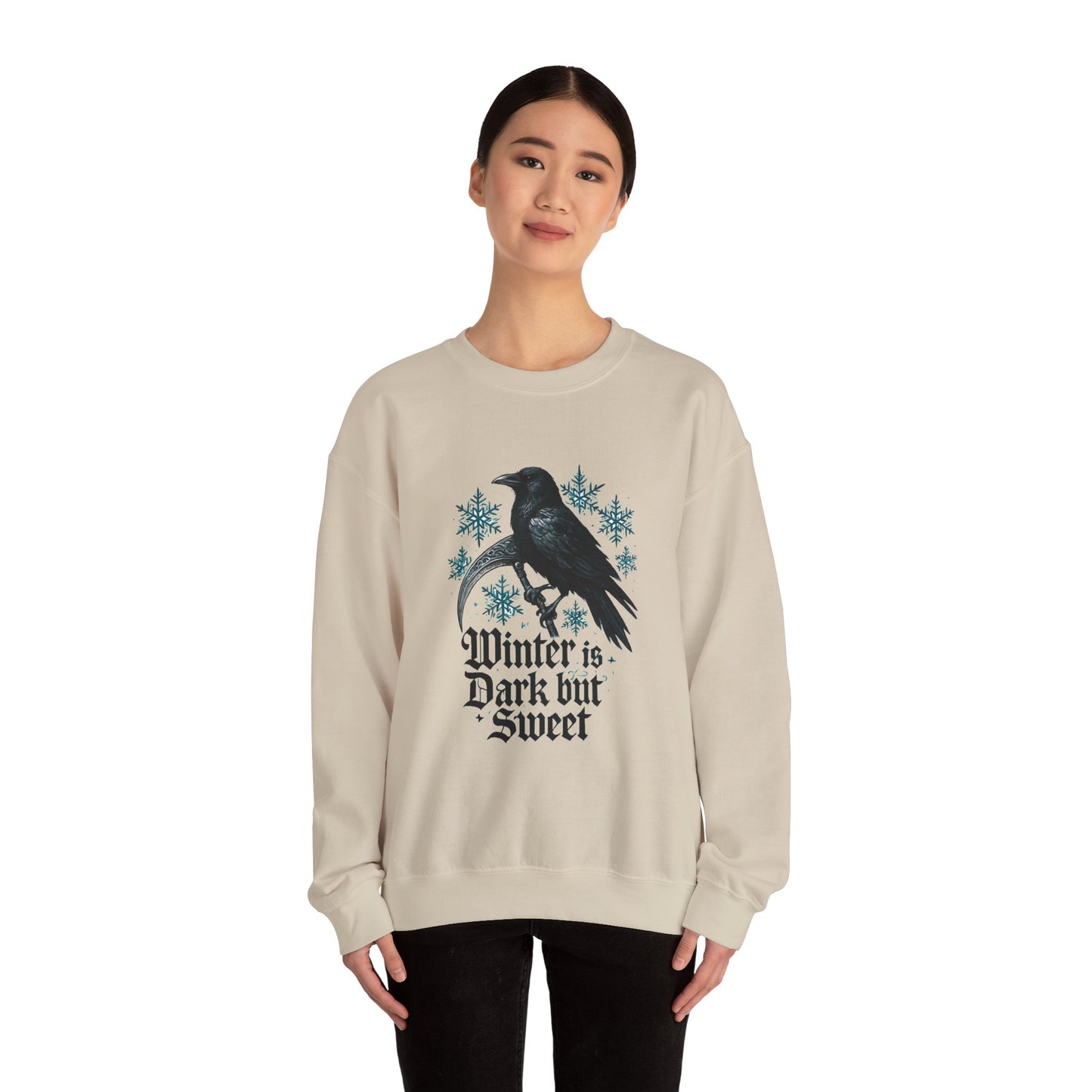 Winter is Dark But Sweet Crewneck Sweatshirt