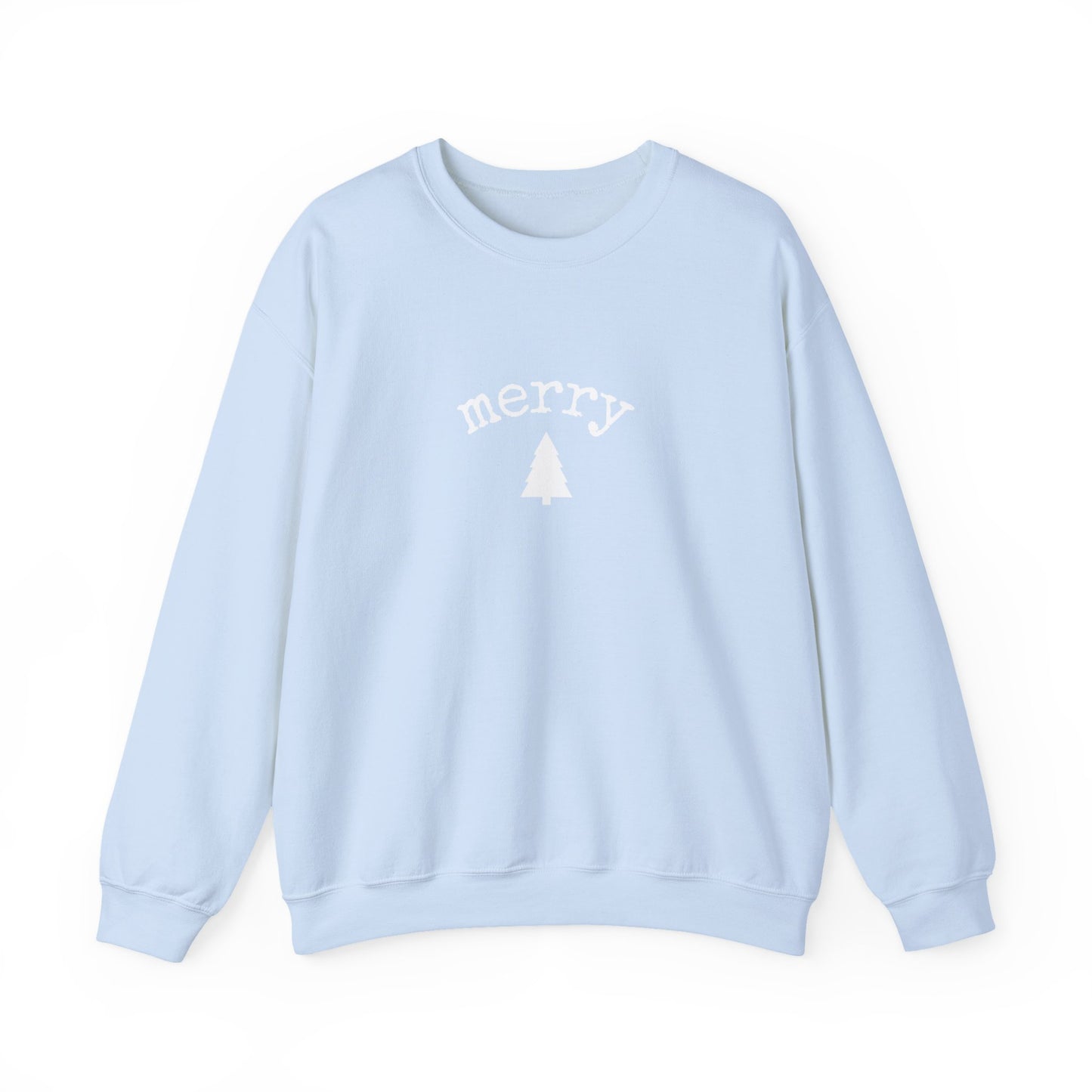 Merry Festive Holiday Crewneck Sweatshirt — Cute Christmas Sweatshirt