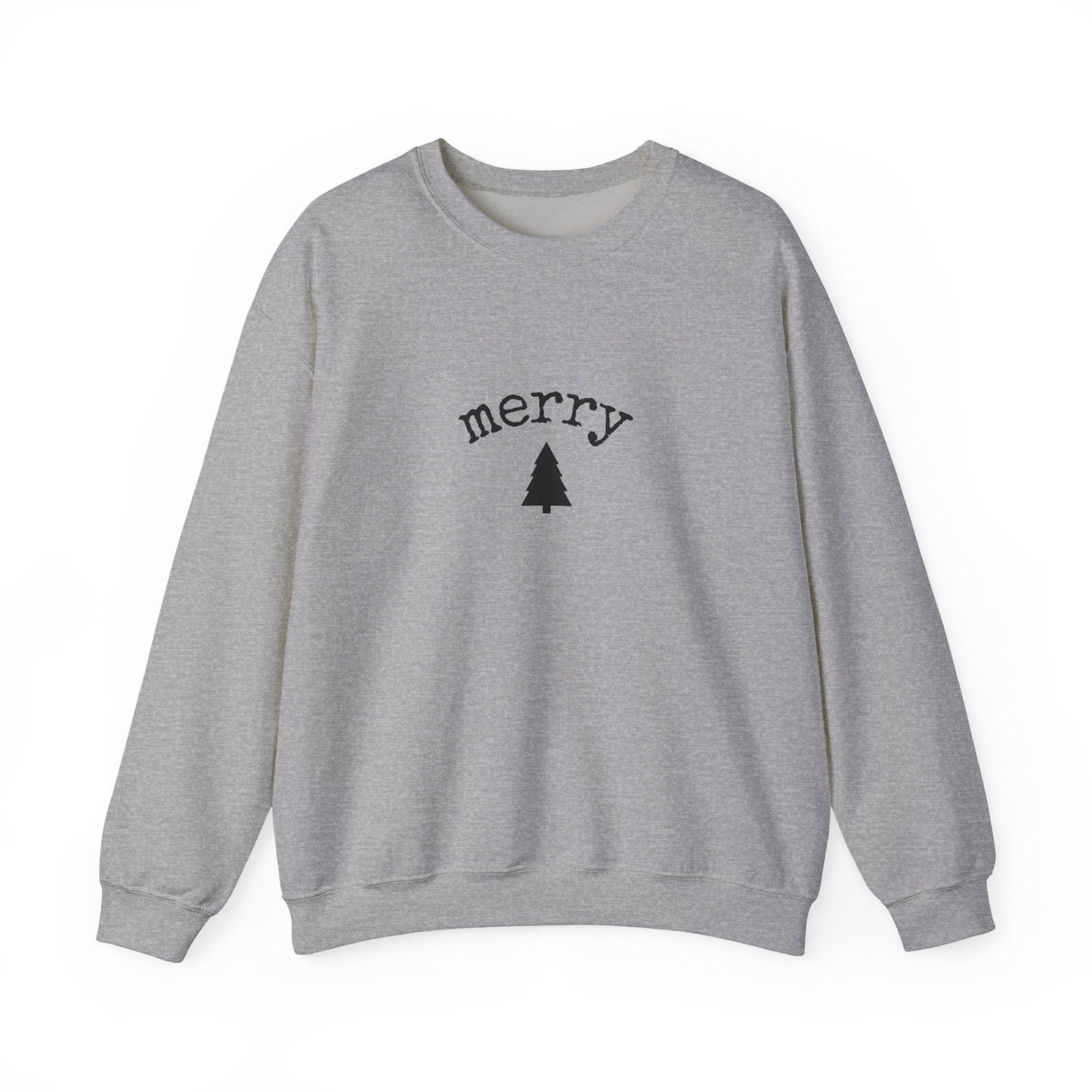 Merry Festive Holiday Crewneck Sweatshirt — Cute Christmas Sweatshirt