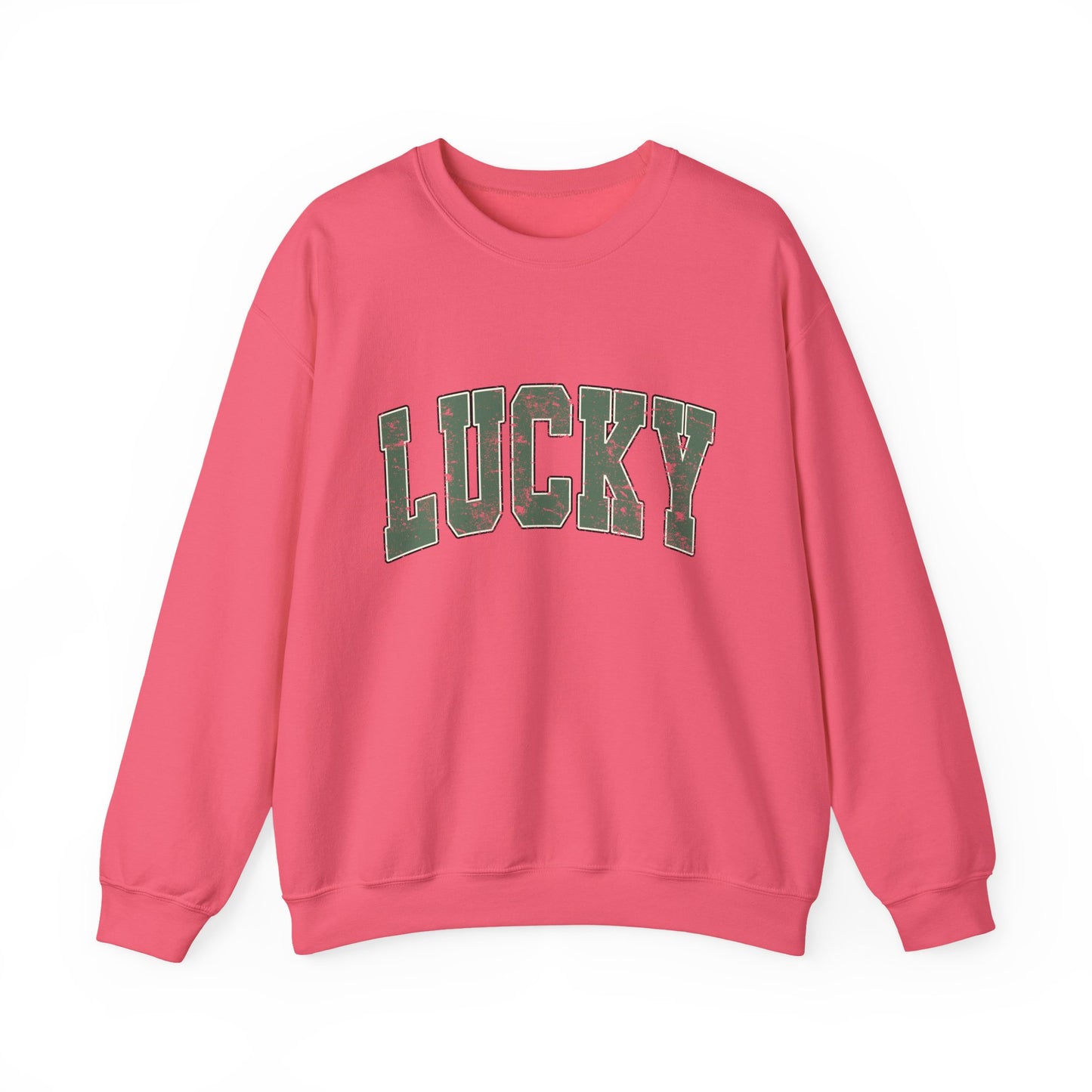 Lucky Graphic Sweatshirt — Vintage Green St. Patrick’s Day Crewneck