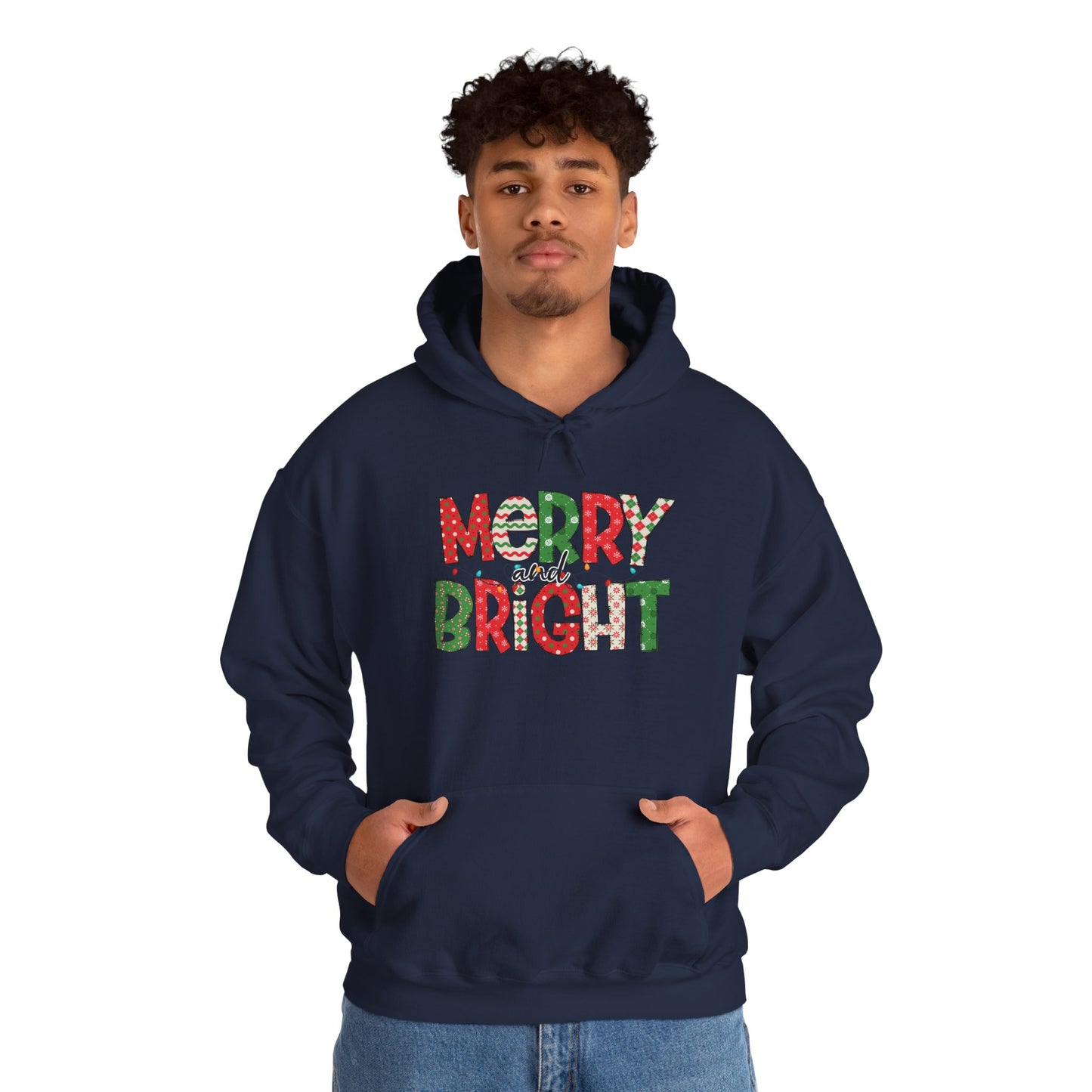 Merry and Bright Christmas Hoodie