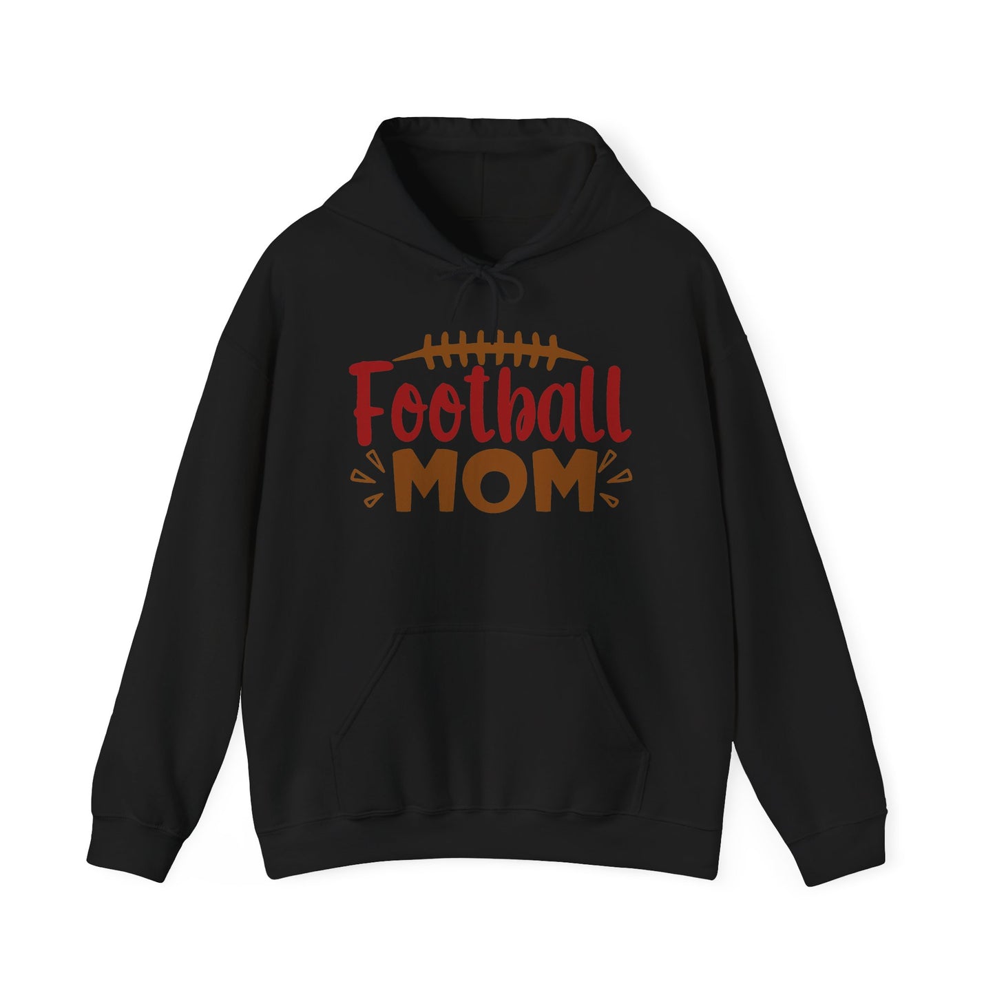 Football Mom Hoodie — Cute Football Graphic Pullover for Proud Sports Moms
