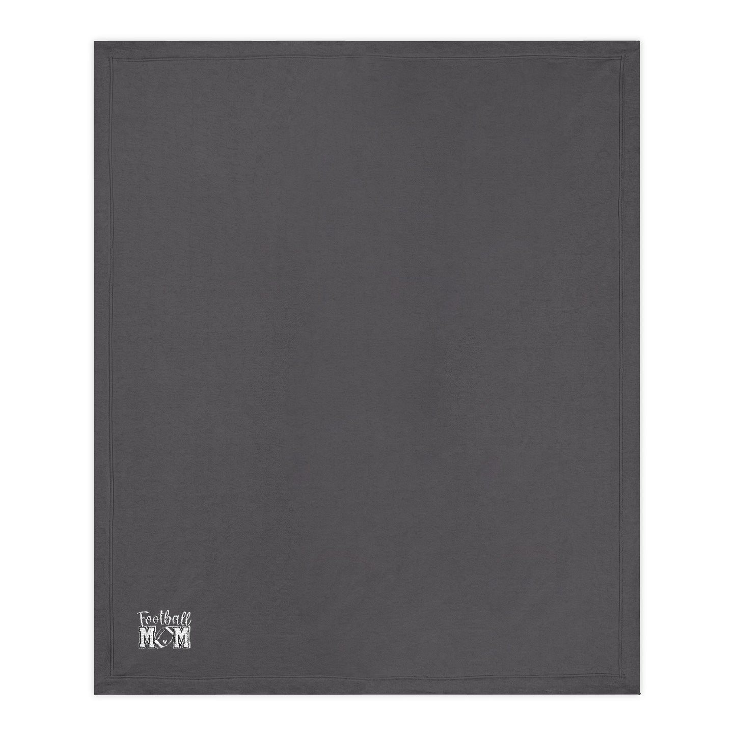 Football Mom Cozy Game Day Throw with Corner Logo