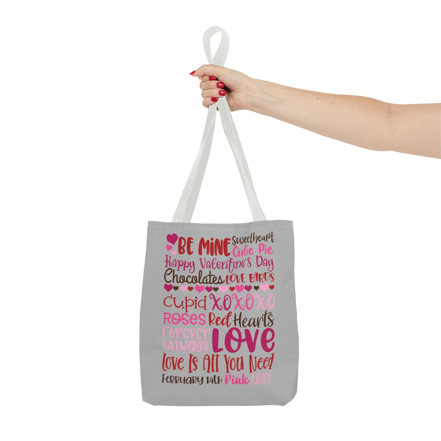 Valentine’s Day Love Words Tote Bag