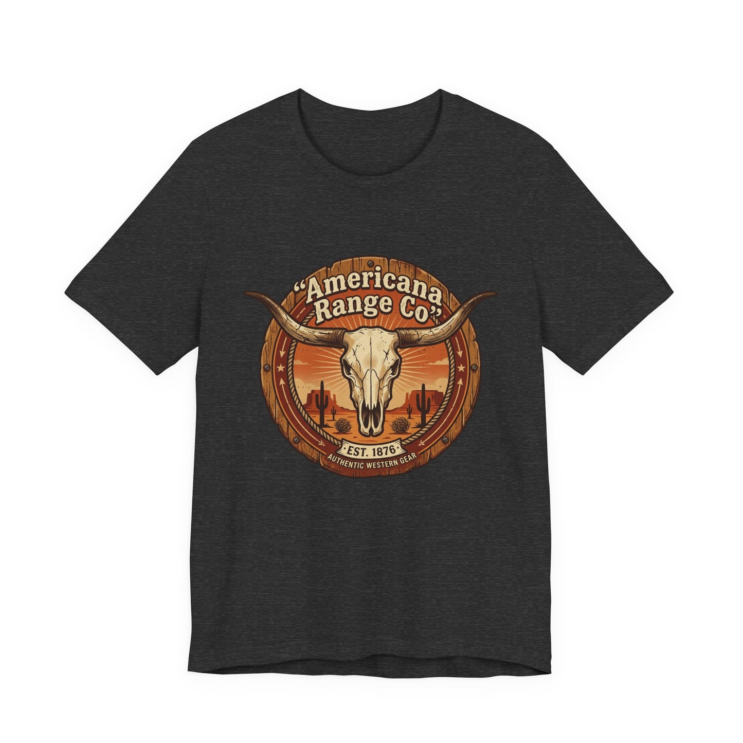 Americana Range Co Skull Tee | Western Vintage, Frontier Rodeo