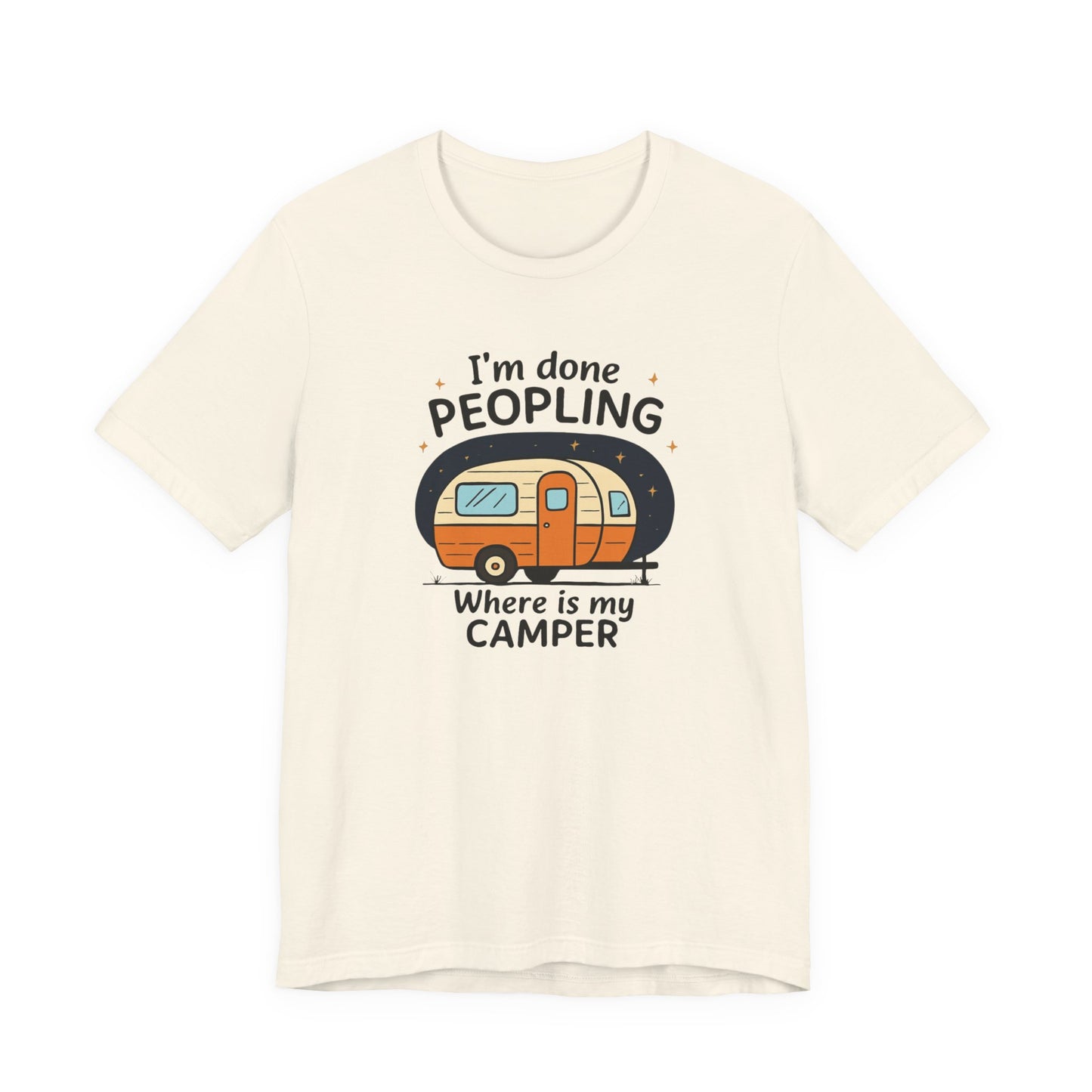 Snarky Social Exit Camper Tee