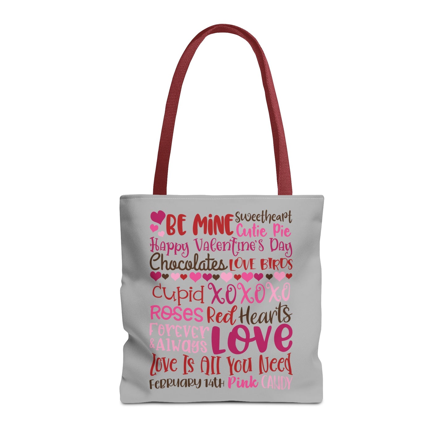 Valentine’s Day Love Words Tote Bag