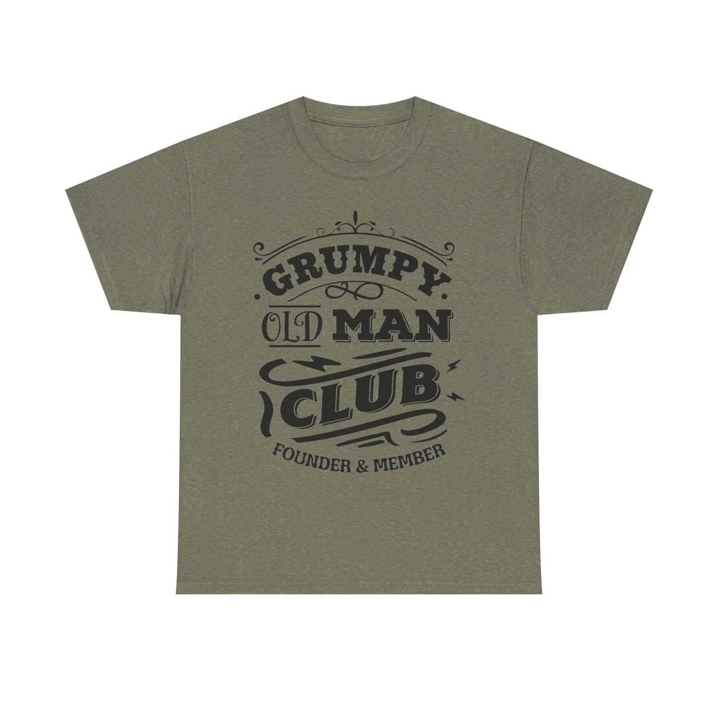Grumpy Old Man Club Classic Unisex Heavy Cotton Tee for Dads