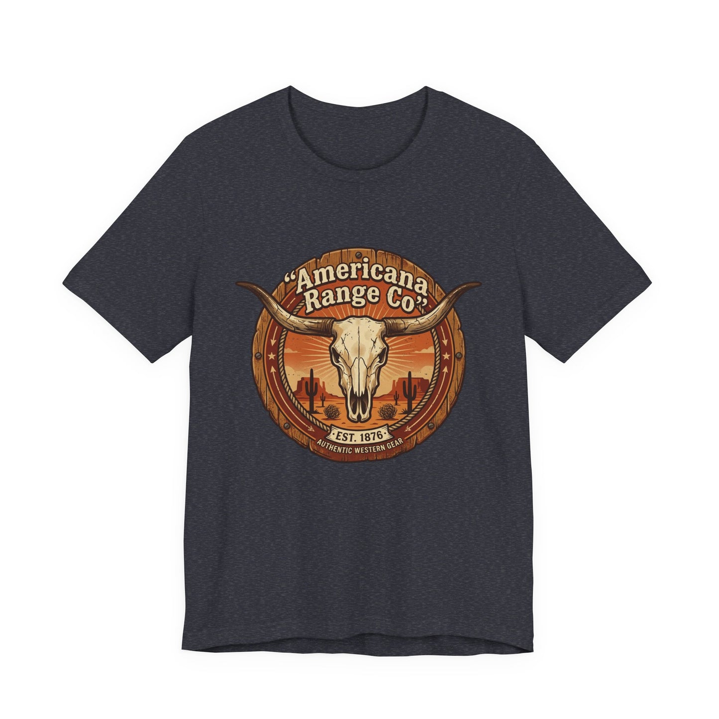 Americana Range Co Skull Tee | Western Vintage, Frontier Rodeo
