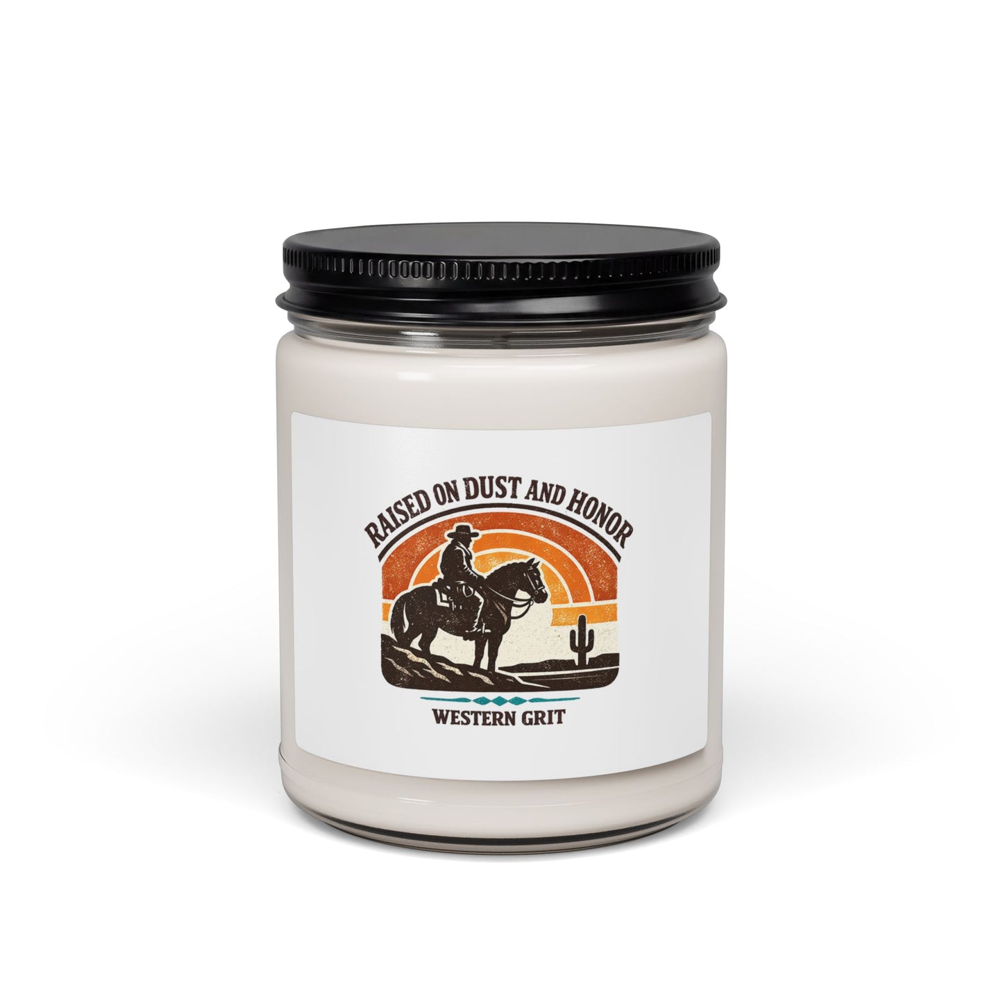Raised on Dust and Honor Candle | Western Americana, Vintage Frontier Soy