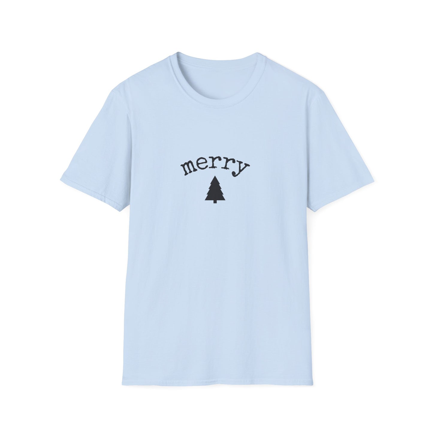 Cute "Merry Tree" Holiday T-Shirt — Festive Christmas Graphic Tee