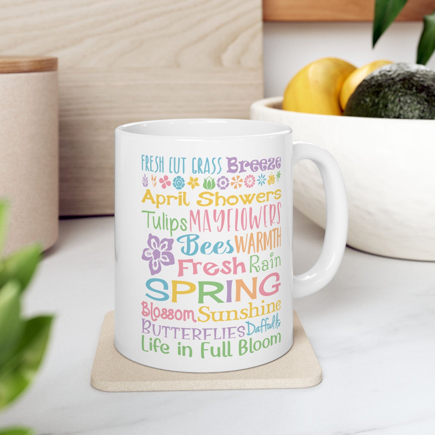 Spring Word Riot Ceramic Mug — 11oz & 15oz