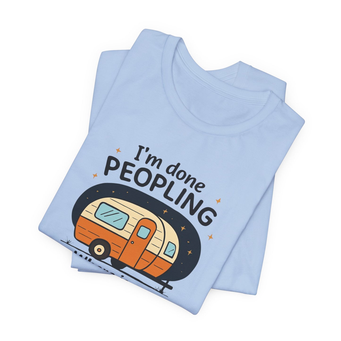 Snarky Social Exit Camper Tee