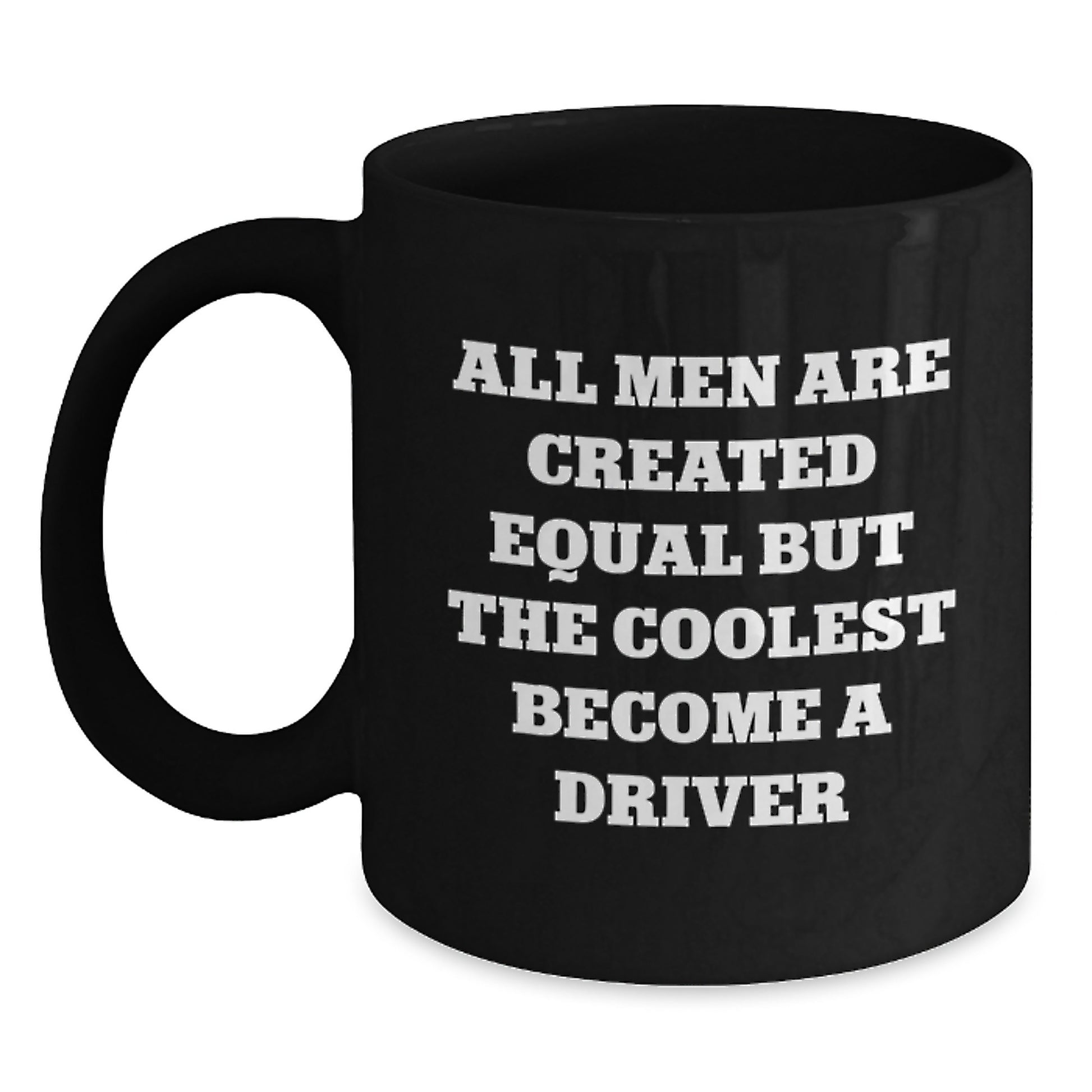 Driver Keepsake Black Coffee Mug for Him 11oz Birthday Gift - Main