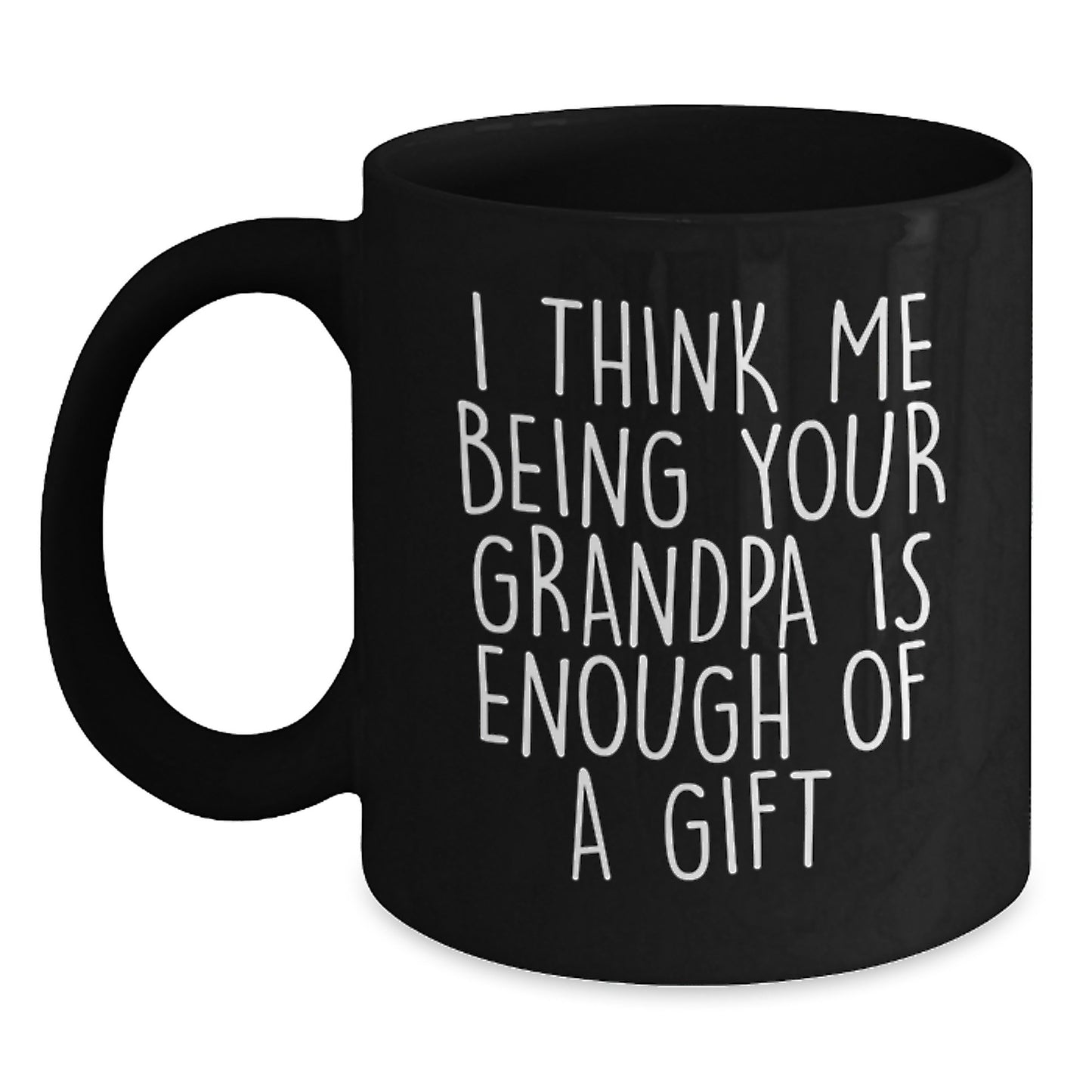 Grandpa Keepsake Black Coffee Mug Birthday Gift for Him with 11oz - Main