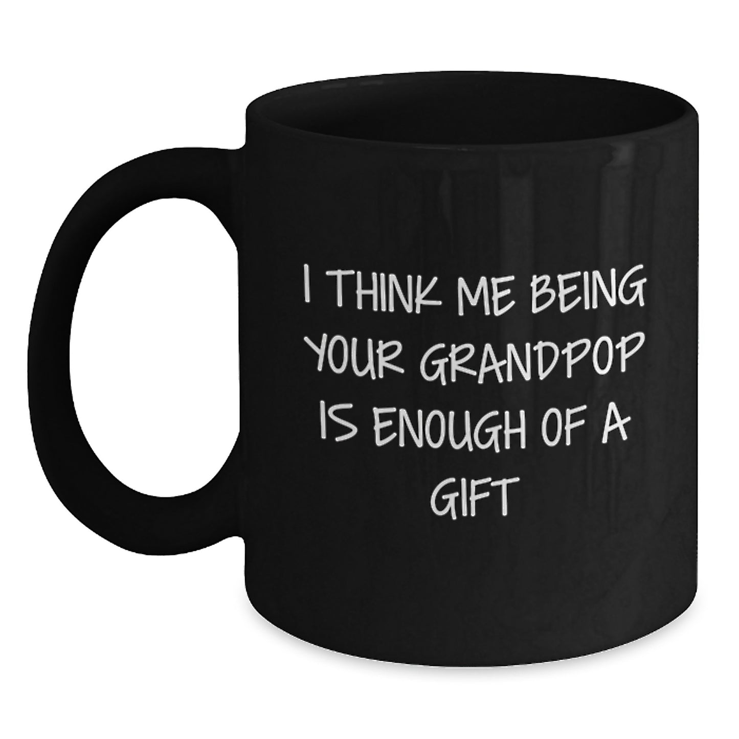 Grandpop Black Coffee Mug Premium Keepsake Birthday Gift for Him - Main