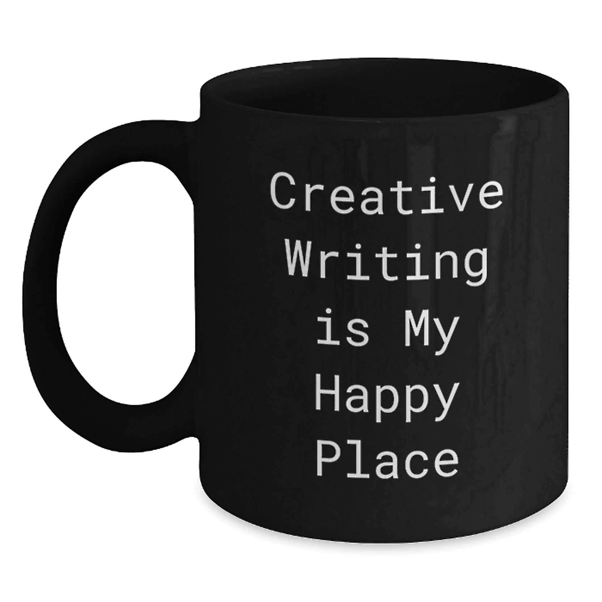 Creative Writing Lover's Funny Quote Black Coffee Mug Gifts for Dad from Son - Main