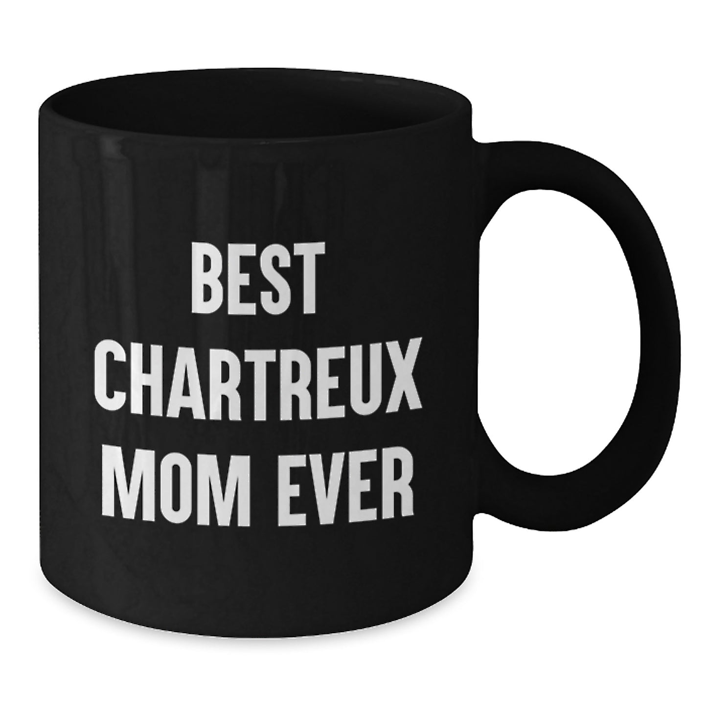 Funny Chartreux Cat Mom Ever Gifts from Family to Chartreux Cat Lover Graduation Unique Gifts, Black Coffee Mug - Additional