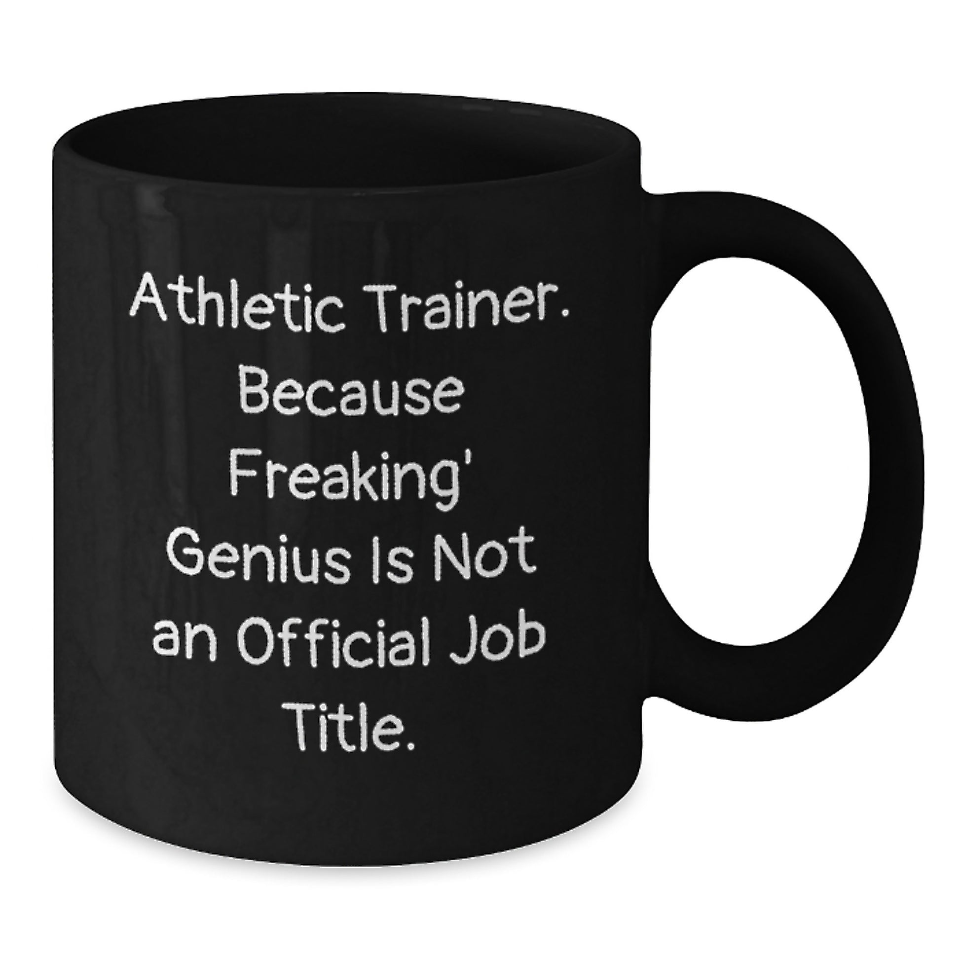Funny Athletic Trainer Gifts from Friends for Men, Custom Black Coffee Mug, Christmas Unique Ideas - Additional