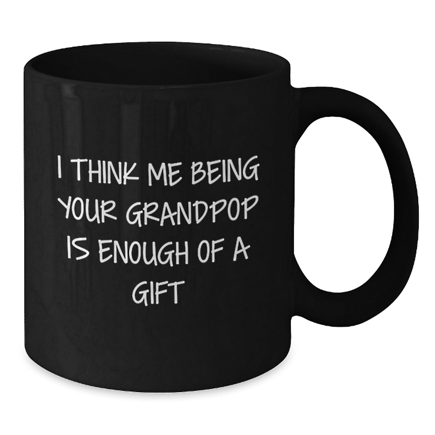 Grandpop Black Coffee Mug Premium Keepsake Birthday Gift for Him - Additional