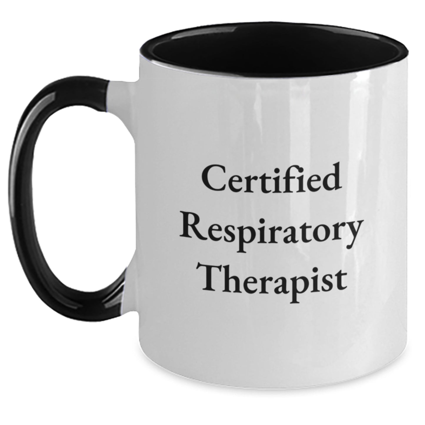 Funny Quote for Respiratory Therapist Gifts from Friends, Two Tone Coffee Mug for Birthday - Main