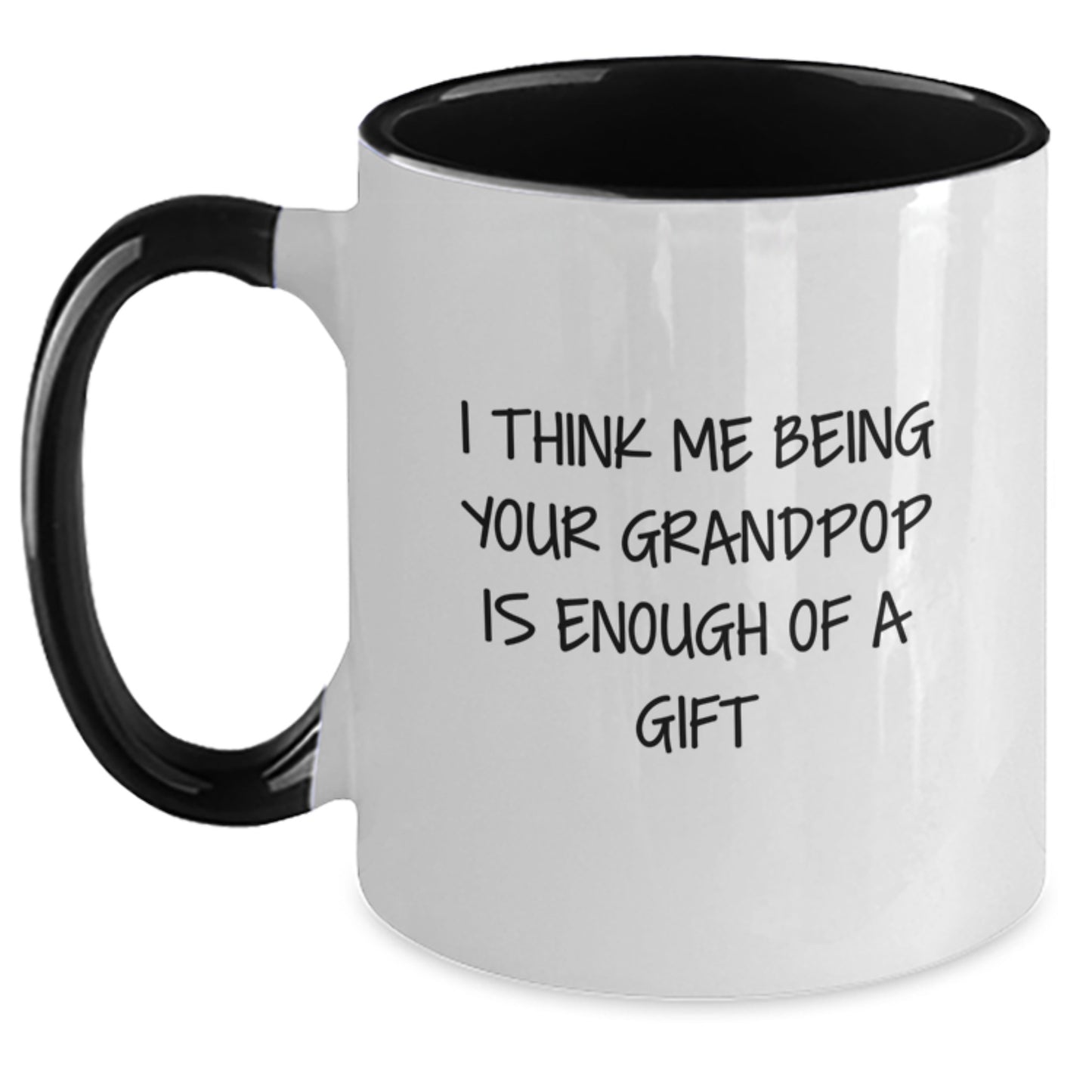 Grandpop Keepsake Two Tone Coffee Mug Birthday Gift for Him - Main