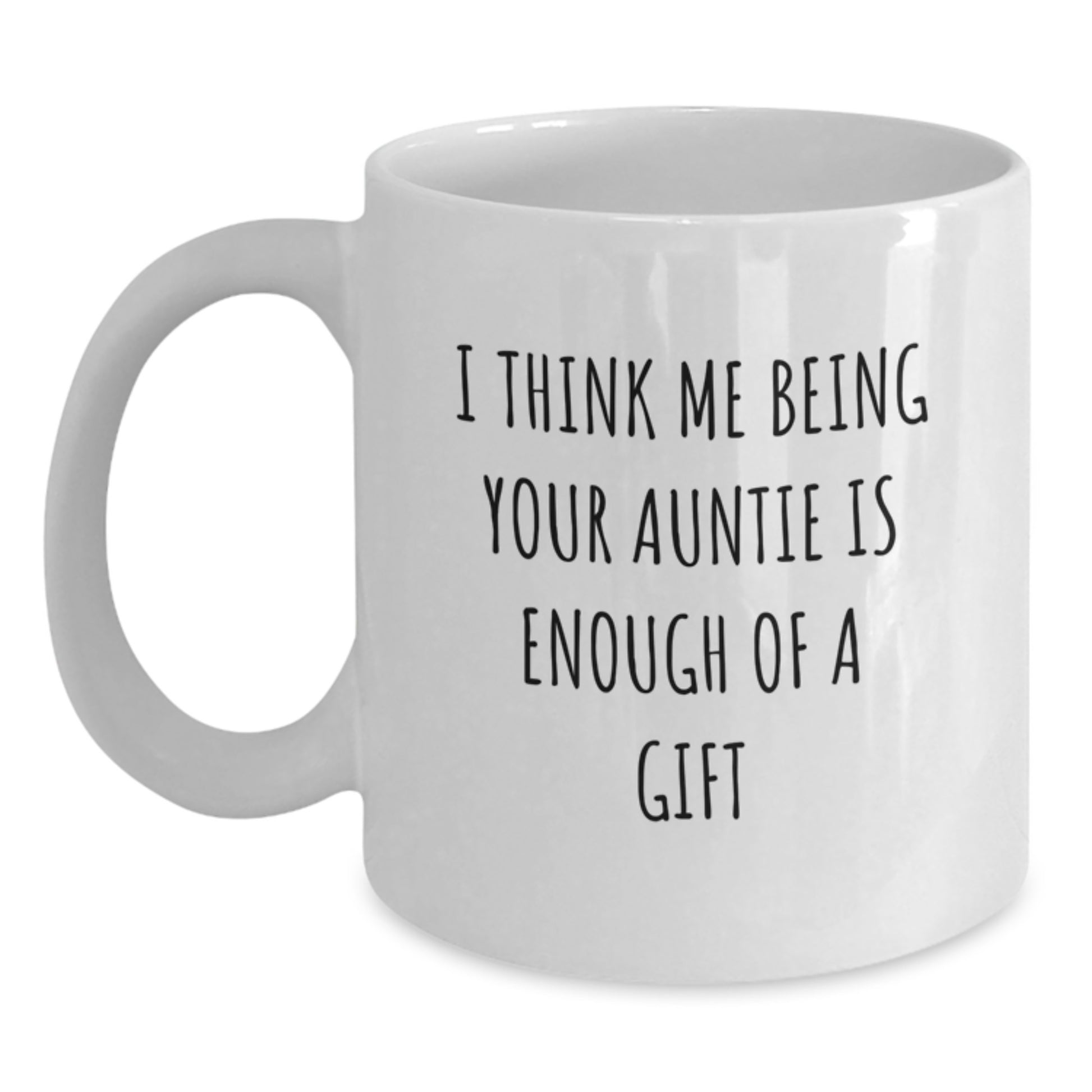 Auntie White Coffee Mug Companion for a Best Friend Birthday Gift - Main