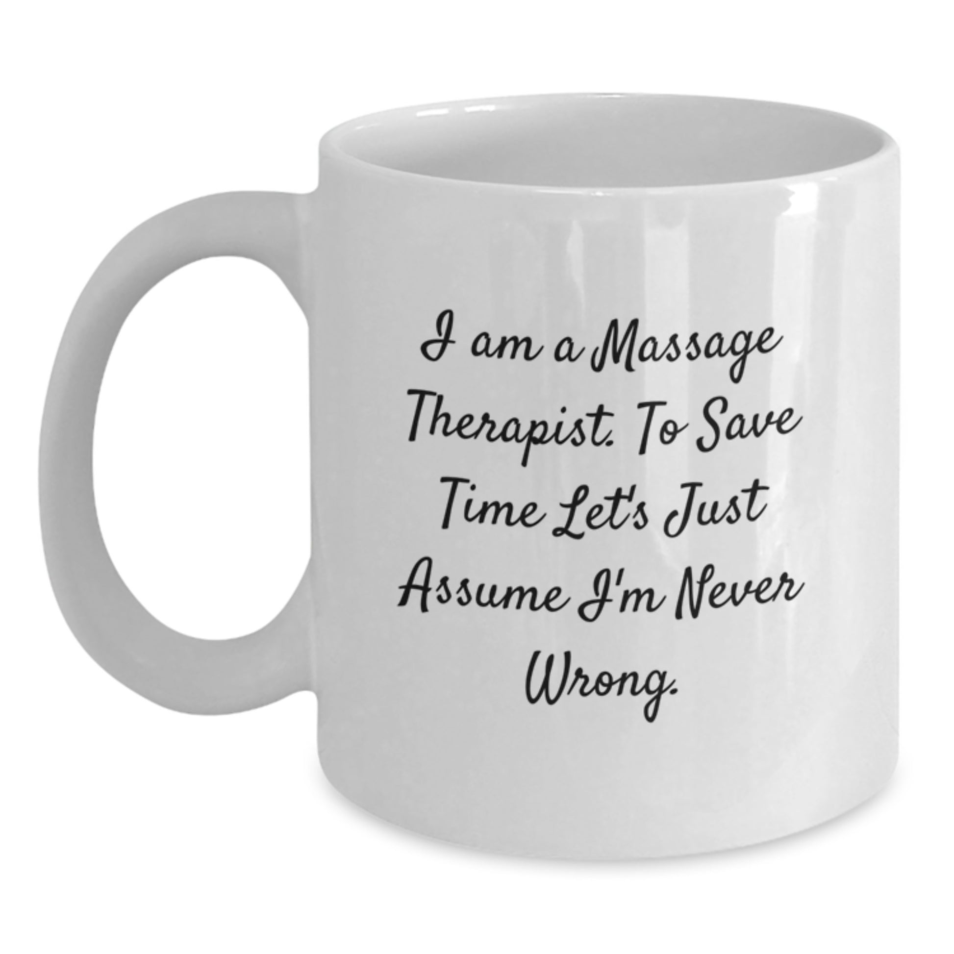 Funny Massage Therapist White Coffee Mug Gifts for Men Graduation Unique from Friends - Main