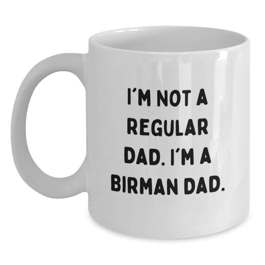 Funny Birman Cat Dad Gifts from Family for Men Graduation Unique Mug - Main