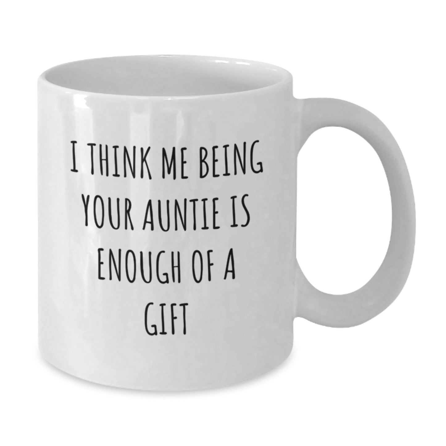 Auntie White Coffee Mug Companion for a Best Friend Birthday Gift - Additional