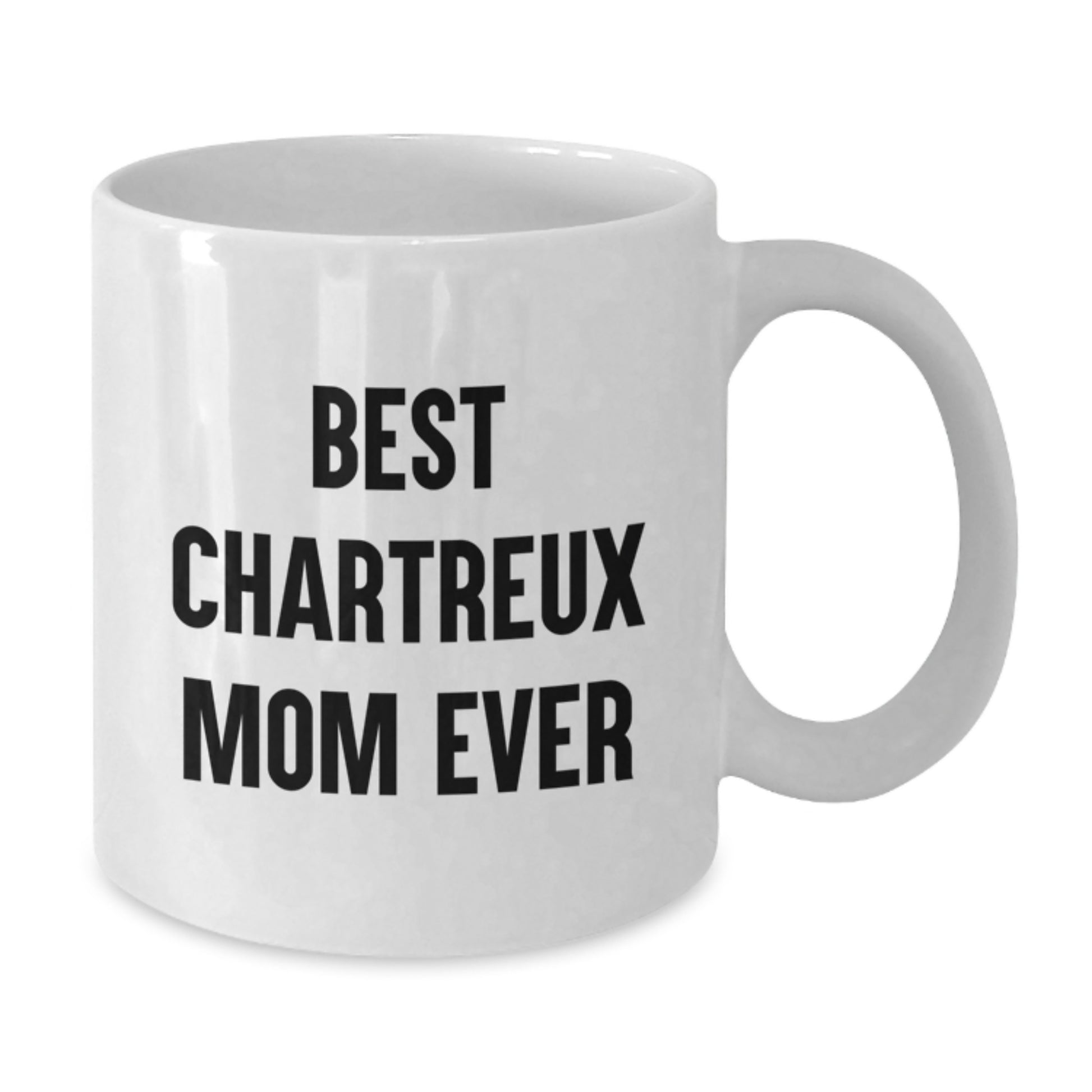 Funny Chartreux Cat Mom Gifts for Friends from Family - Best Chartreux Mom Ever Quote White Coffee Mug - Additional