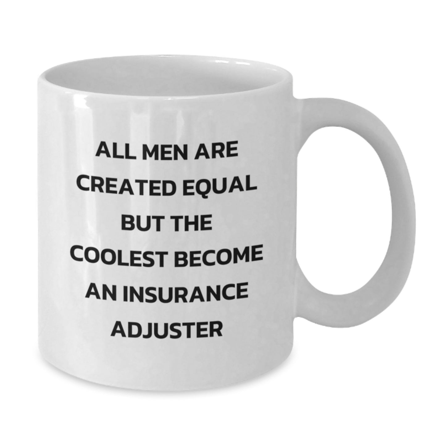 White Insurance Adjuster Keepsake Mug for Him Graduation Gift - Additional