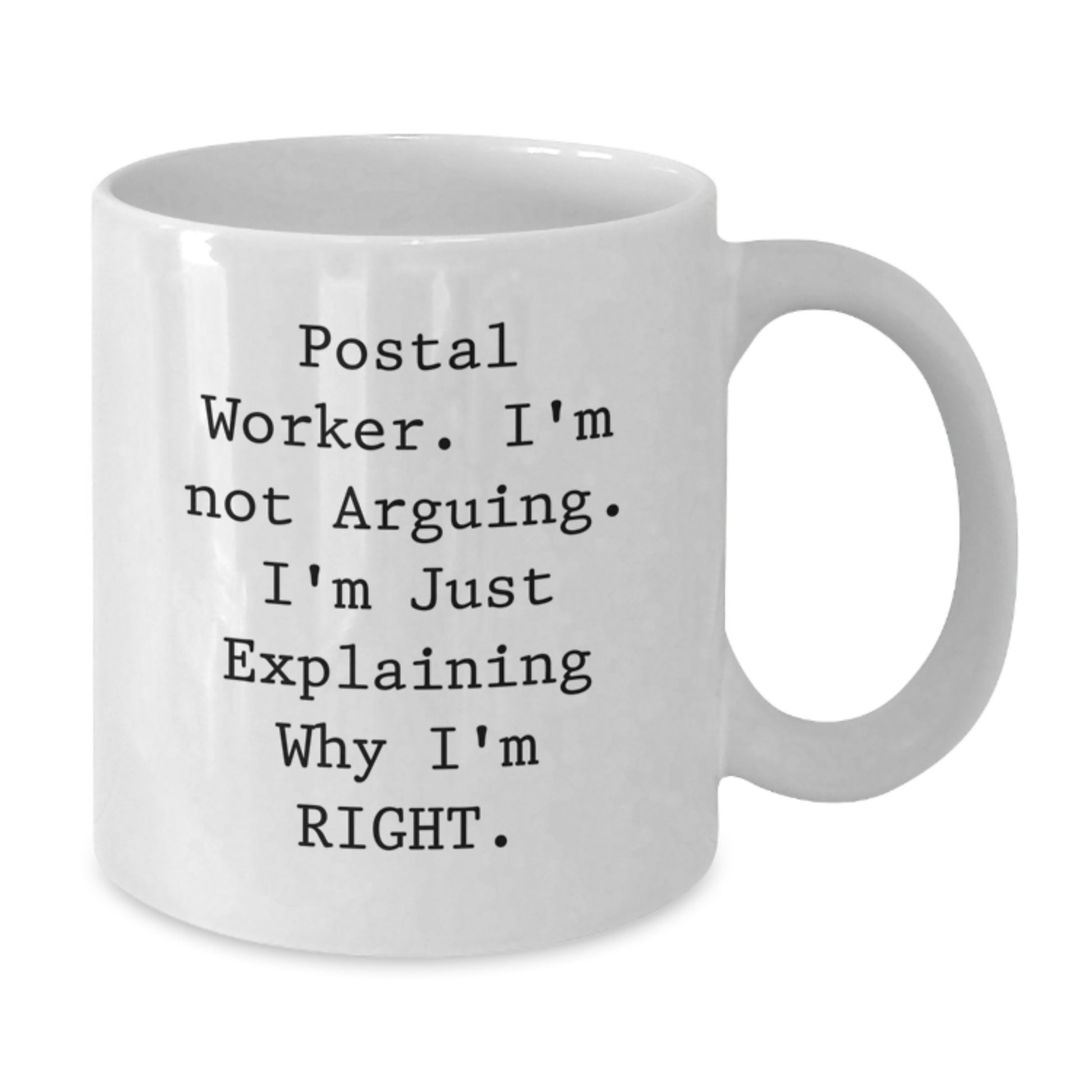 Gifts for Postal Workers, Funny Quote, White Coffee Mug, Perfect for Coworkers, Christmas Unique Ideas - Additional