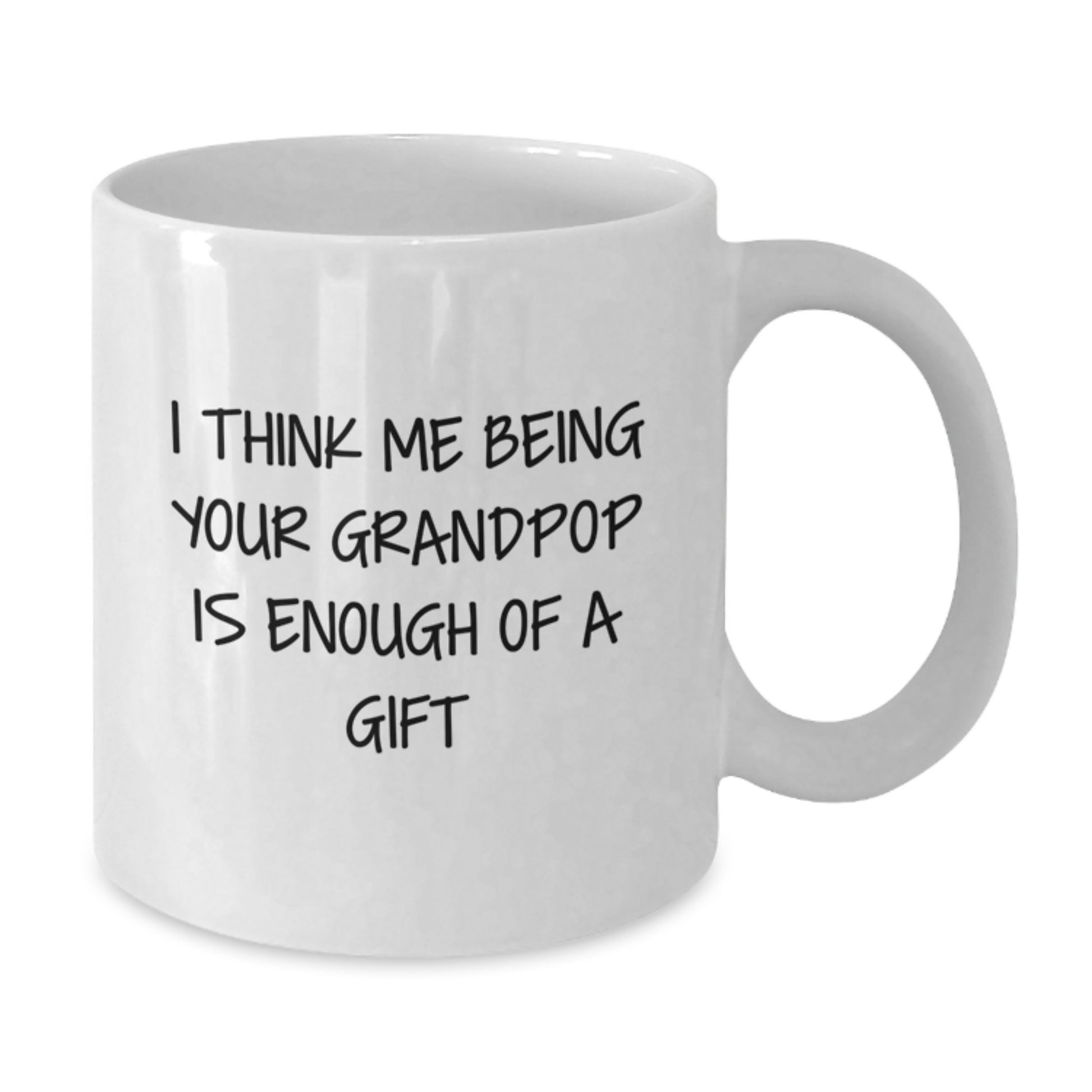 Grandpop White Coffee Mug Keepsake for Him Birthday Daily Gift - Additional