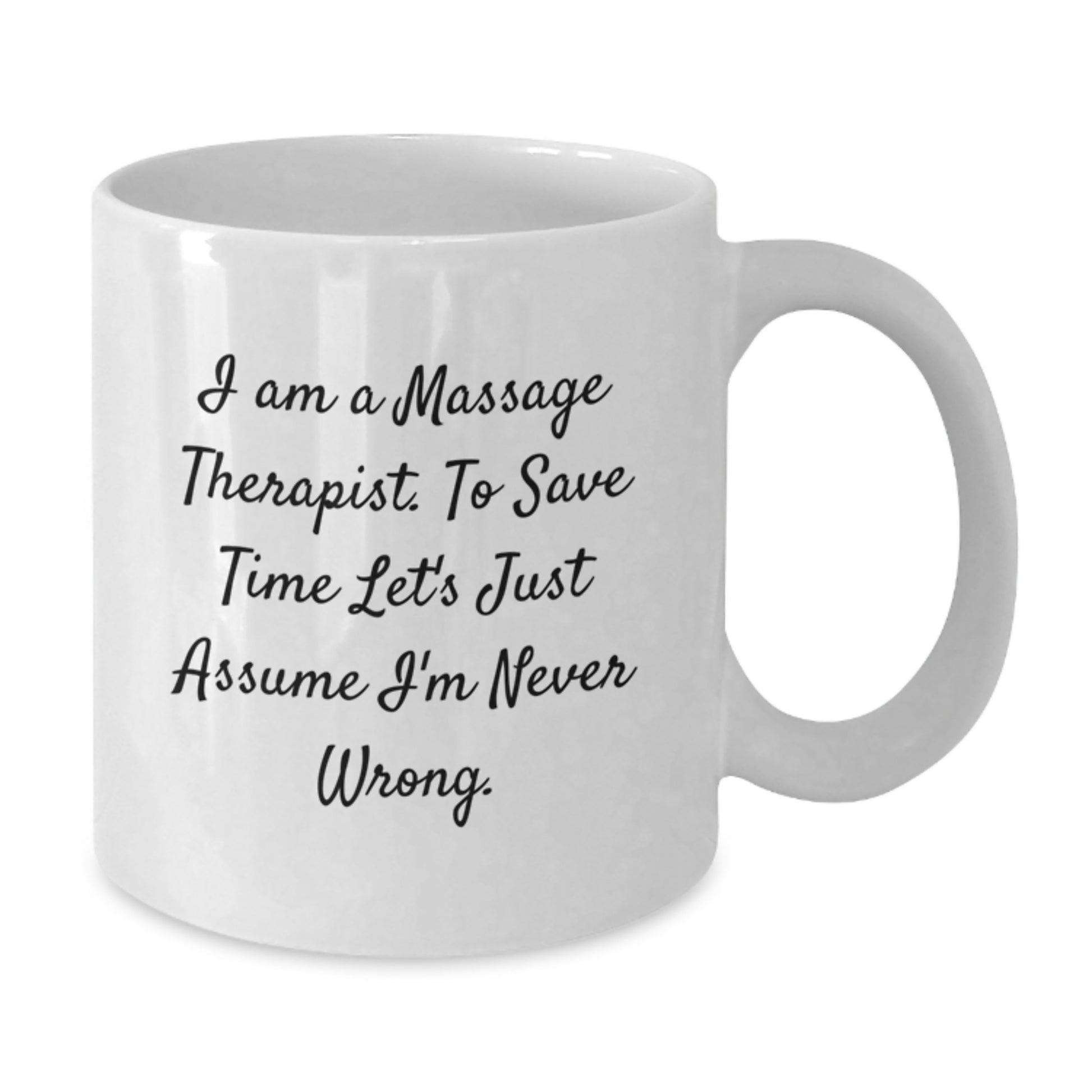 Funny Massage Therapist White Coffee Mug Gifts for Men Graduation Unique from Friends - Additional