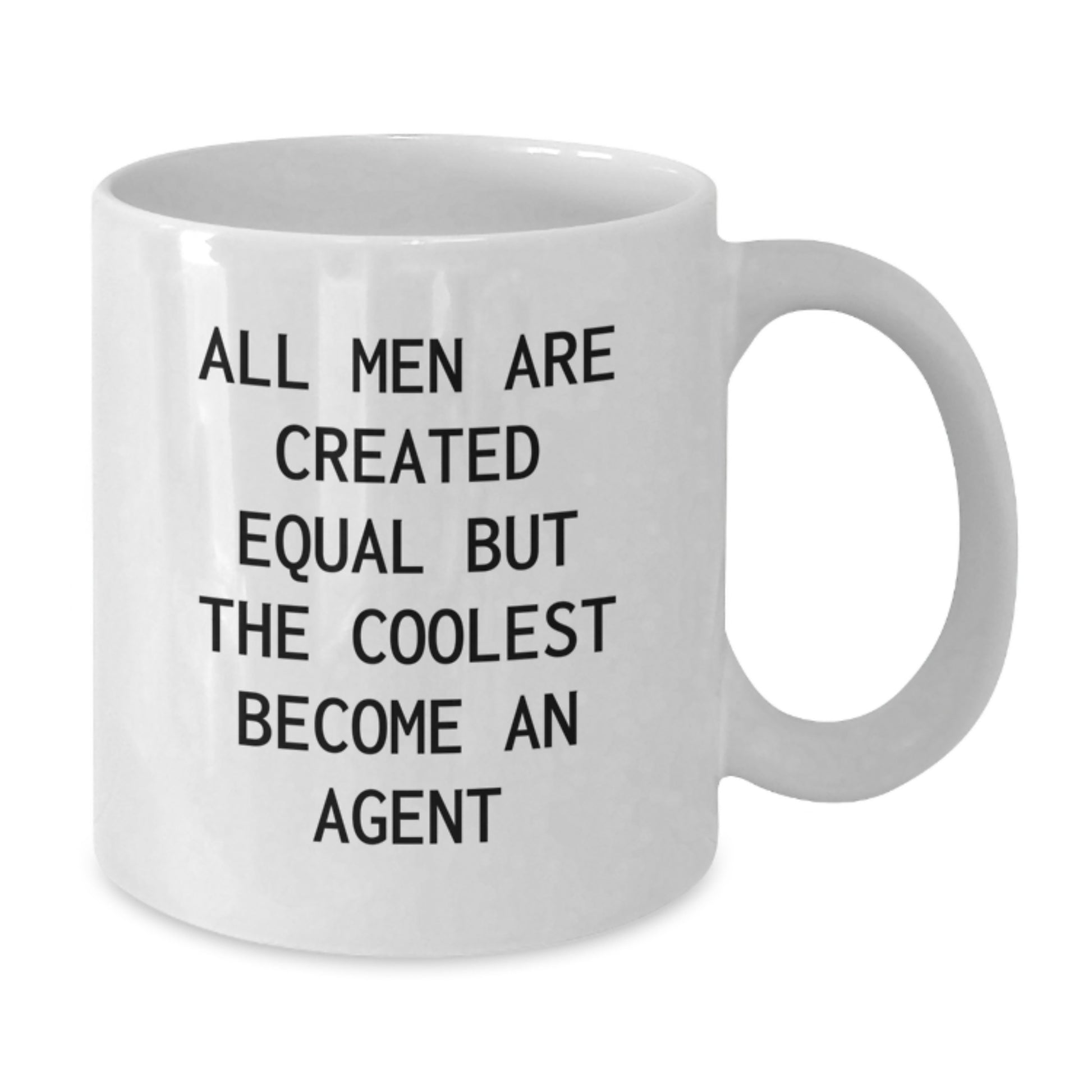 Funny Agent Gifts for Men, White Coffee Mug, Unique Graduation Unique Gifts from Friends, Family, Coworkers to Agent - Additional