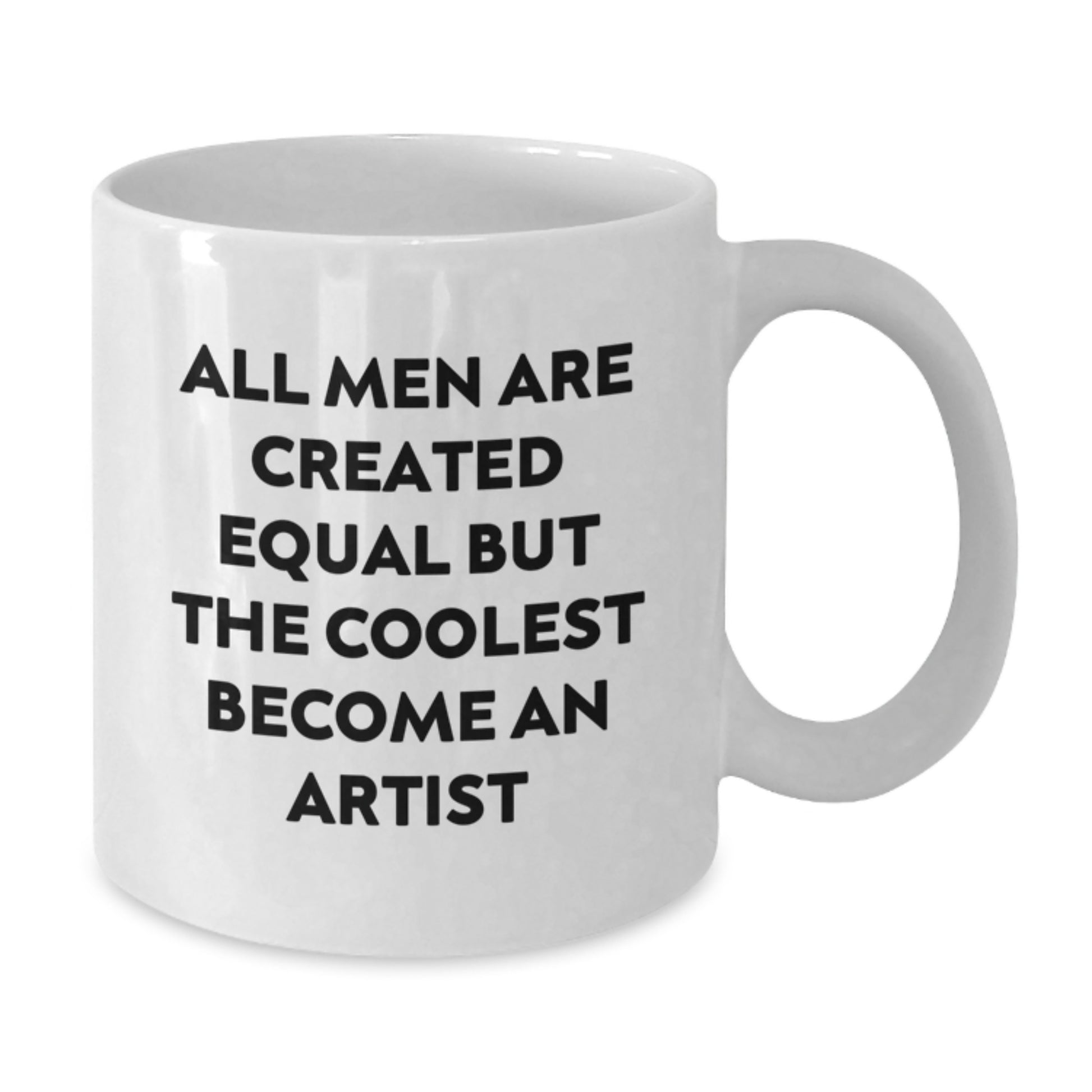 Artist Keepsake White Coffee Mug for Him 11oz Graduation Gift Ceramic - Additional