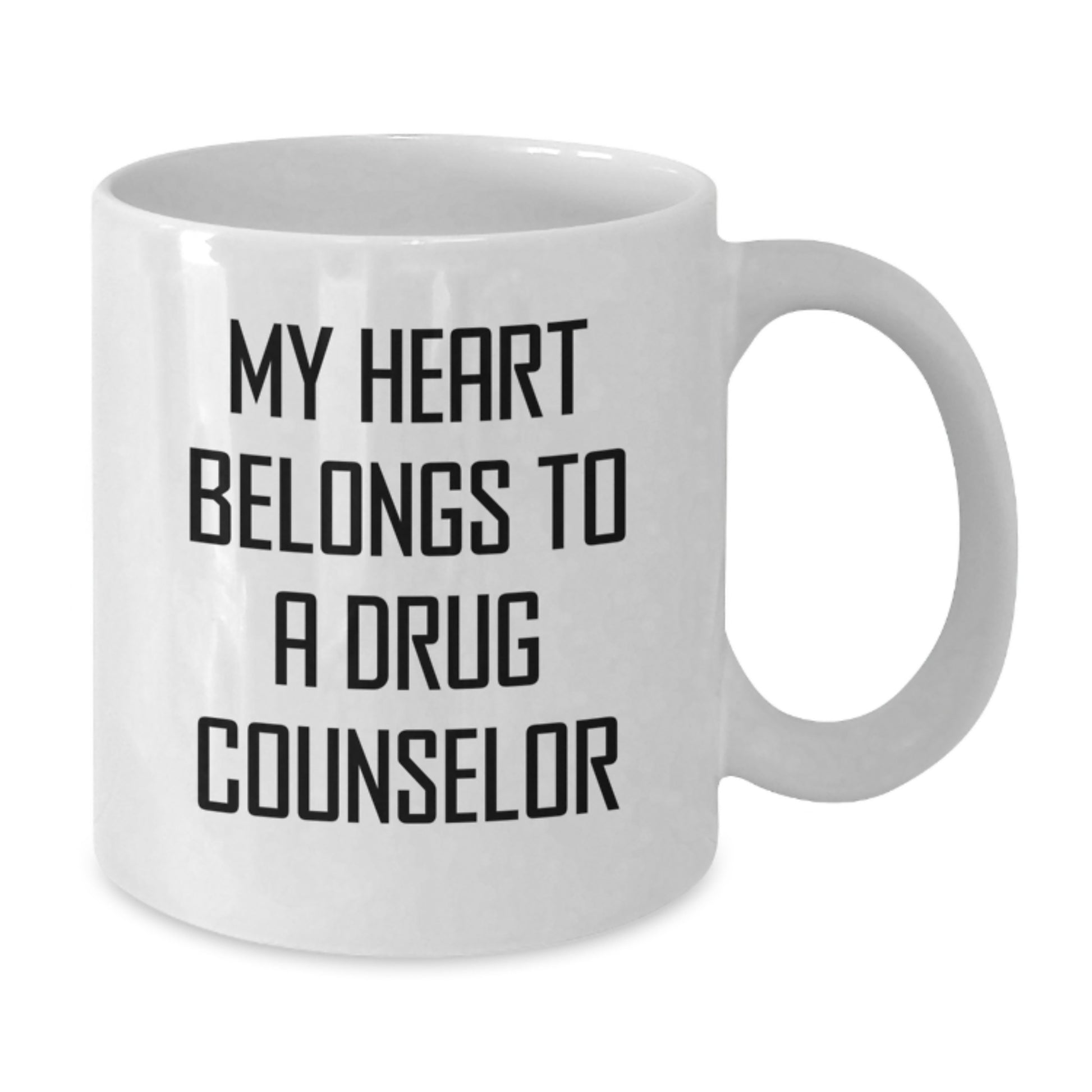 Funny Drug Counselor Gifts for Men - White Coffee Mug, Graduation Unique Gifts from Friends, Family - Additional