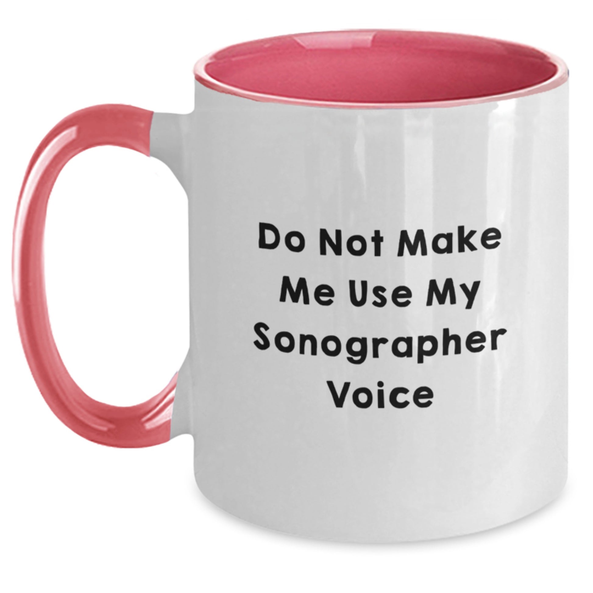 Funny Sonographer Gifts from Friends, Inspirational Two Tone Coffee Mug for Sonographer, Mother's Day Unique Gifts - Main