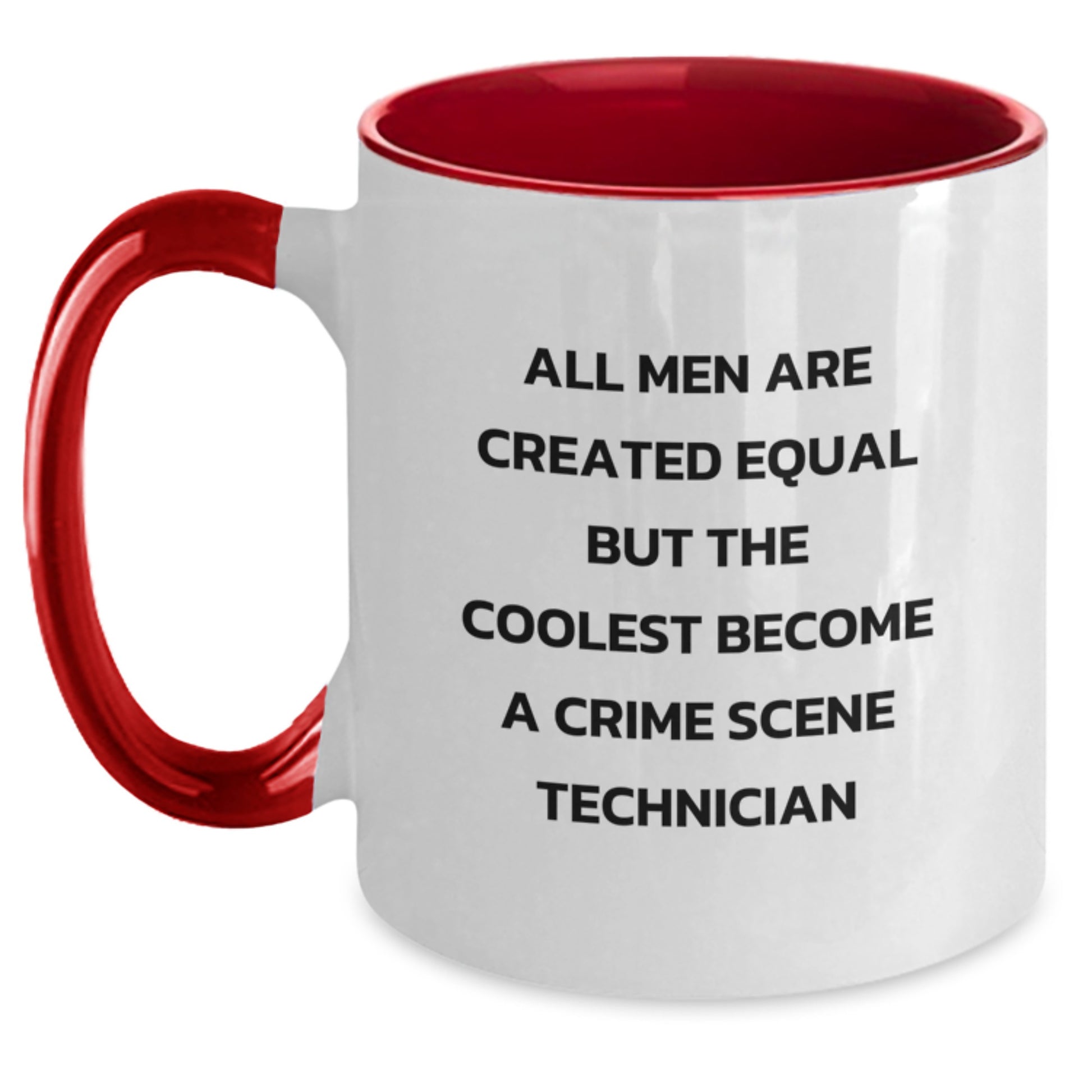 Gifts from Friends and Family for Crime Scene Technicians, Funny Two Tone Coffee Mugs for Christmas Unique Gifts - Main