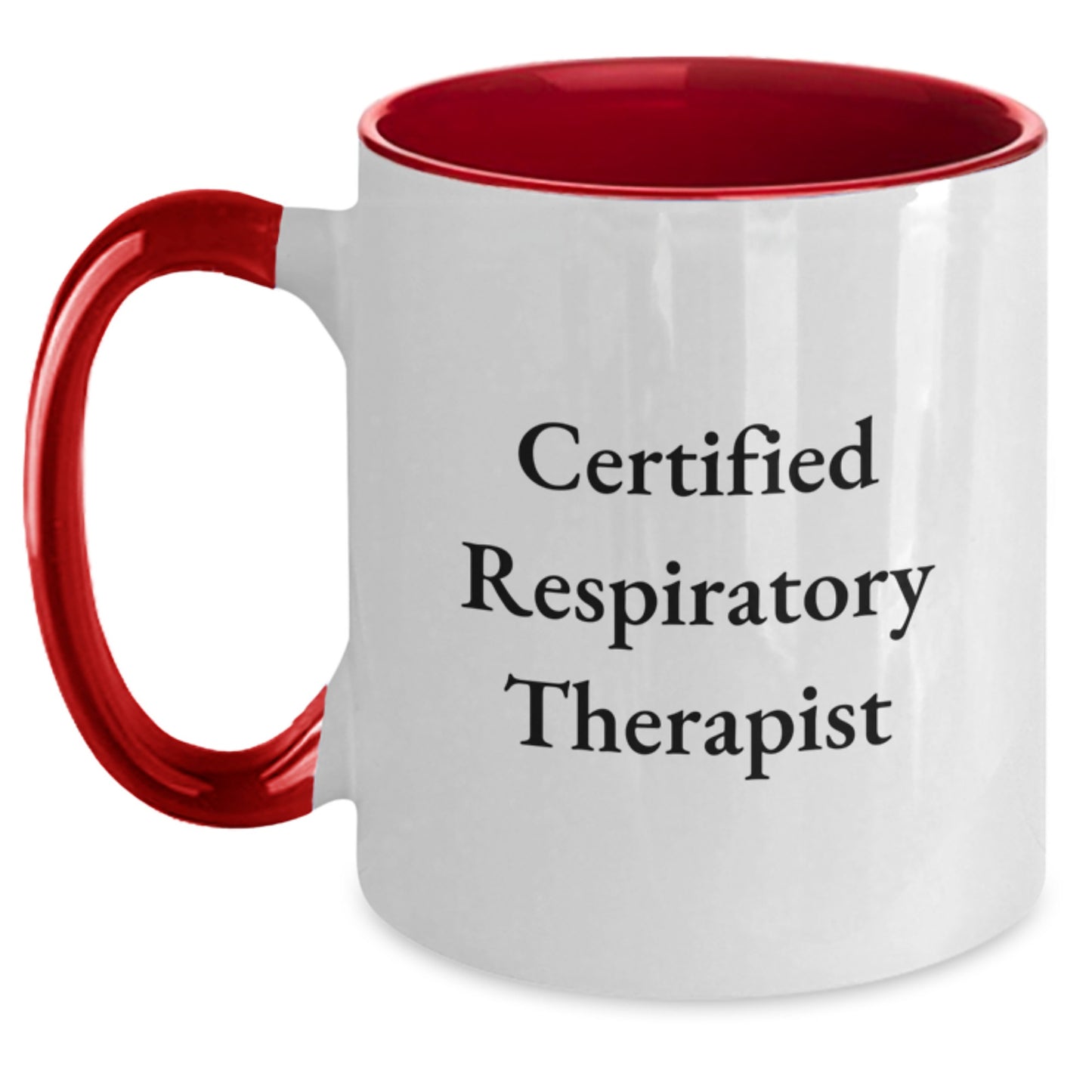 Funny Quote for Respiratory Therapist Gifts from Friends, Two Tone Coffee Mug for Birthday - Main