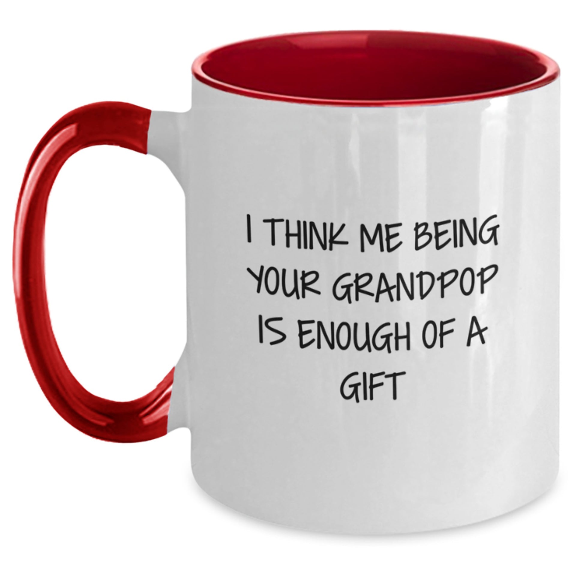 Grandpop Keepsake Two Tone Coffee Mug Birthday Gift for Him - Main