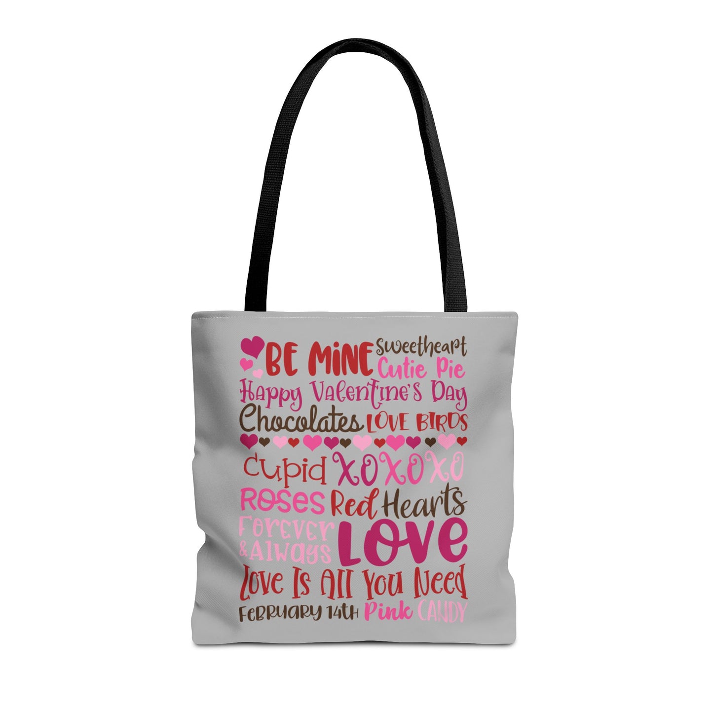 Valentine’s Day Love Words Tote Bag