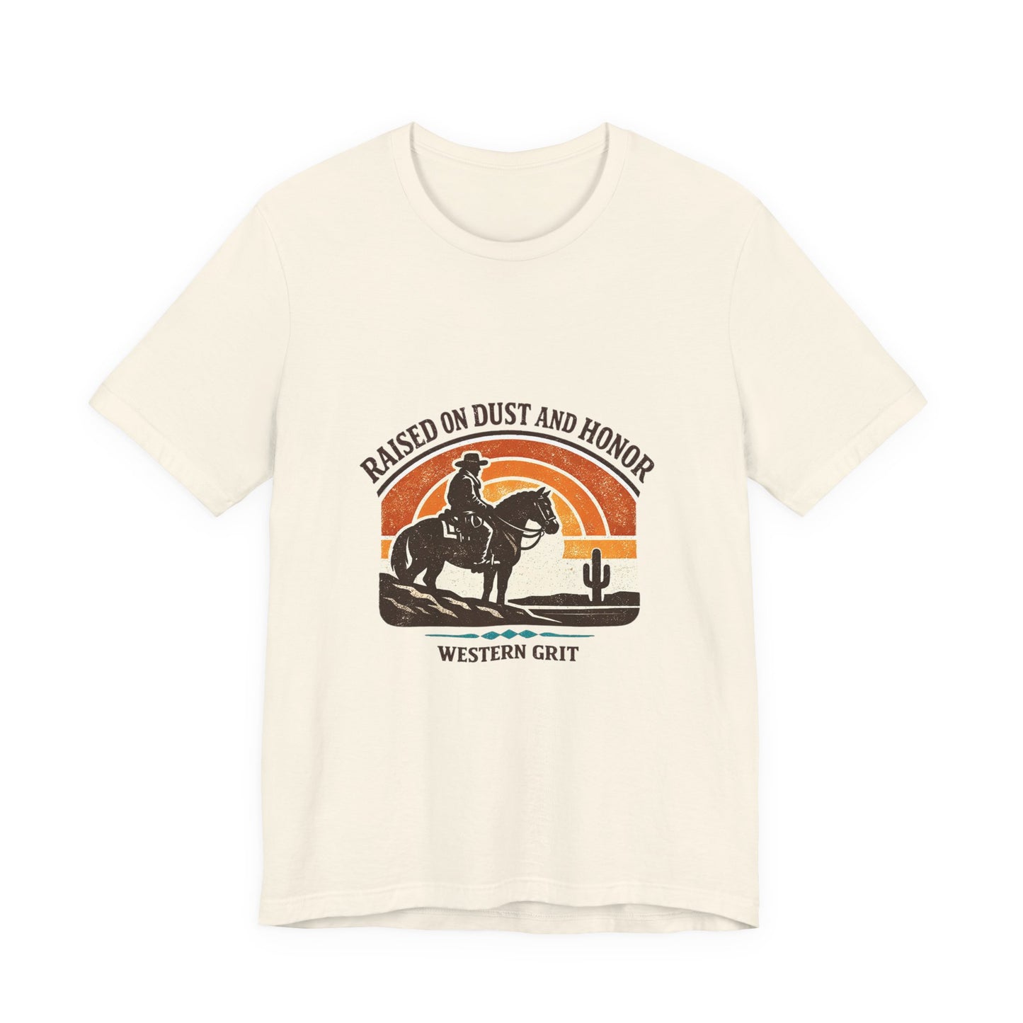 Raised on Dust and Honor Tee | Western cowboy, vintage Americana
