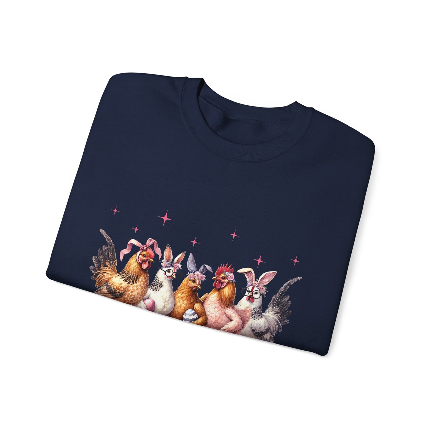 Happy Easter Themed Crewneck Women's Sweatshirt