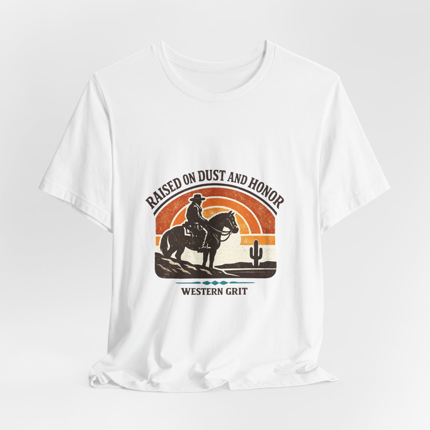 Raised on Dust and Honor Tee | Western cowboy, vintage Americana