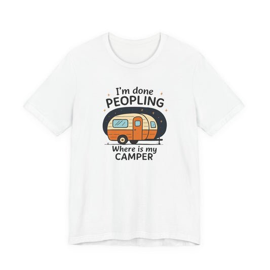 Snarky Social Exit Camper Tee